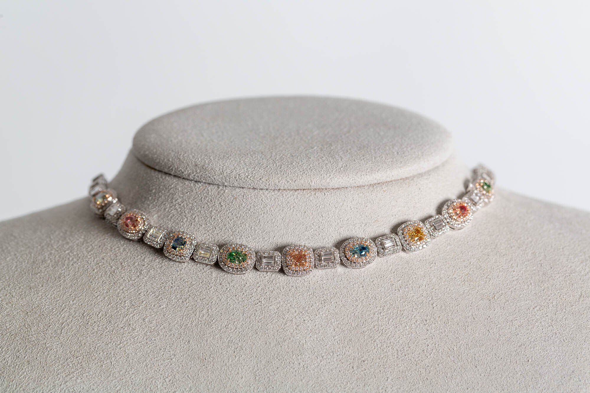 Aura Diamond Bracelet | Or blanc 14 ct | 1