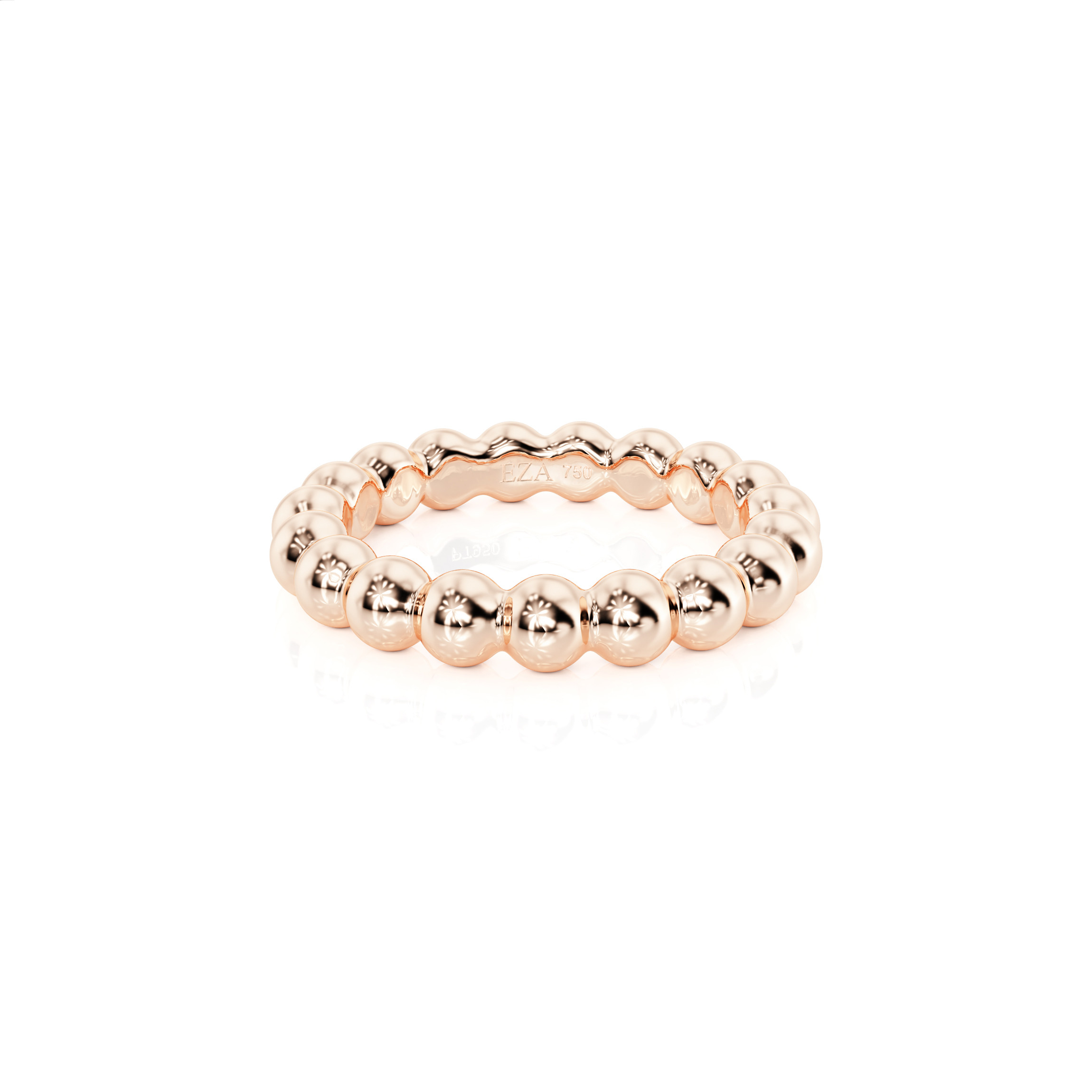 Wedding ring Bubble ring grand | For her | 14K Rose gold 1