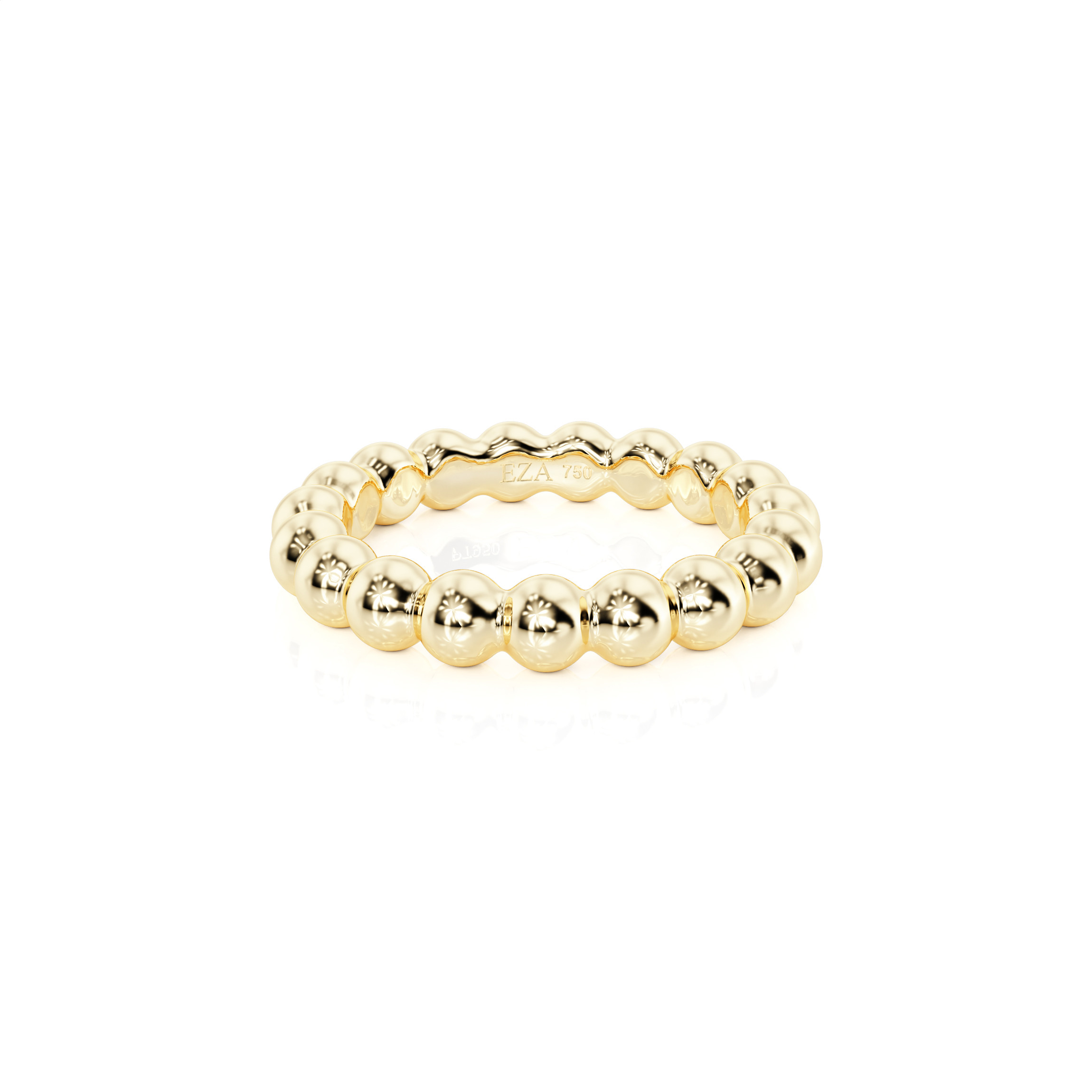 Wedding ring Bubble ring grand | For her | 14K Yellow gold 1