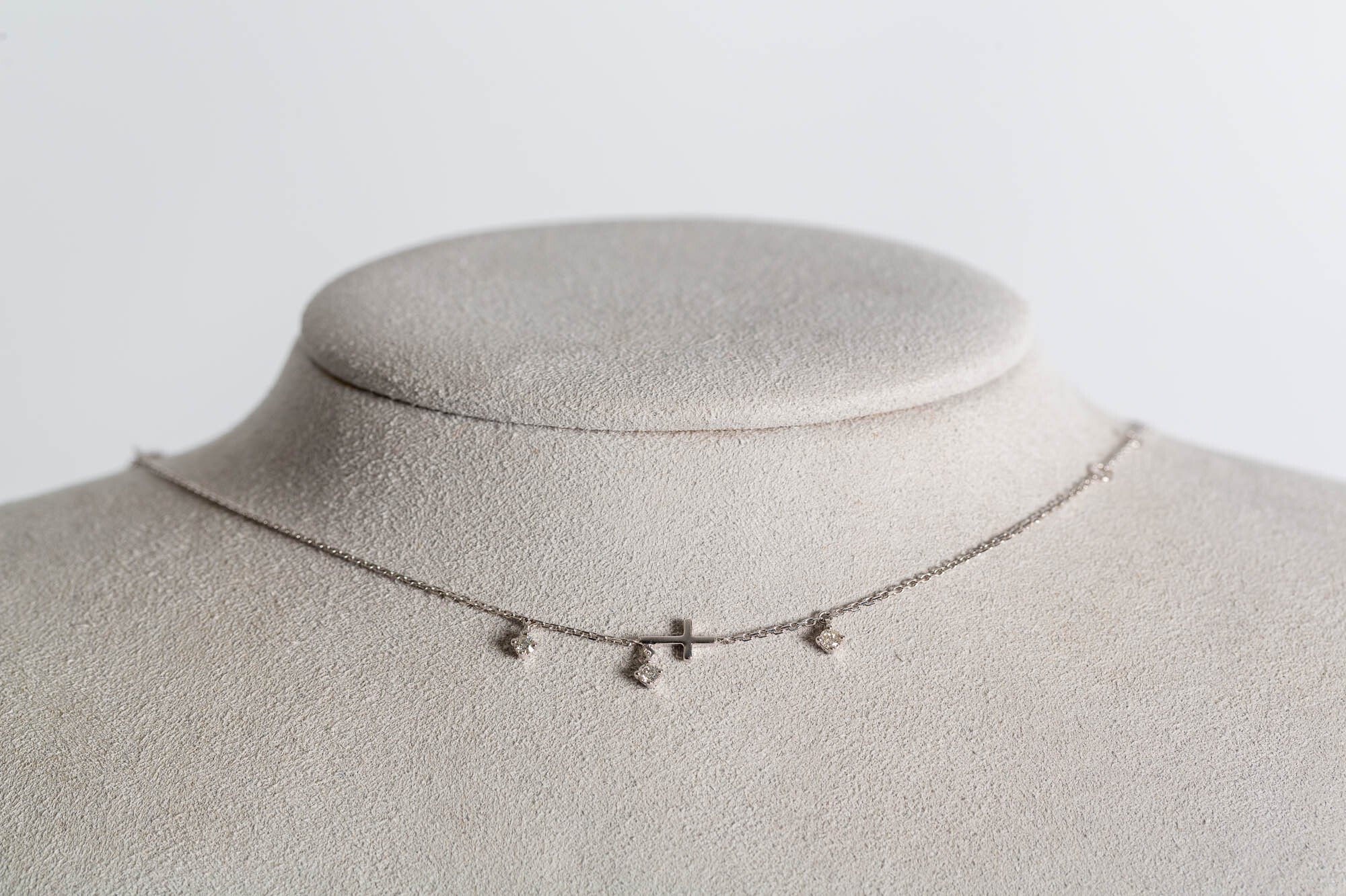 Cross diamond bracelet