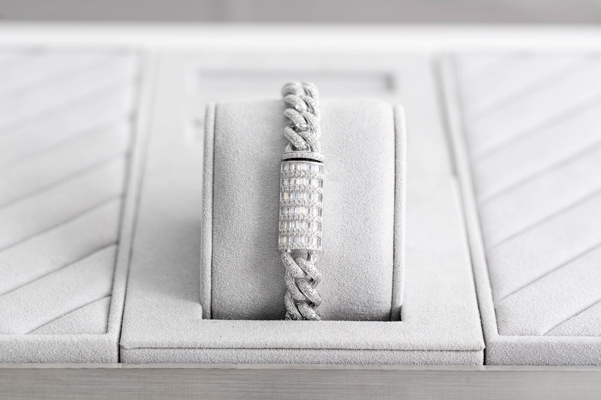 Drift Diamond Bracelet | Or blanc 14 ct | 2