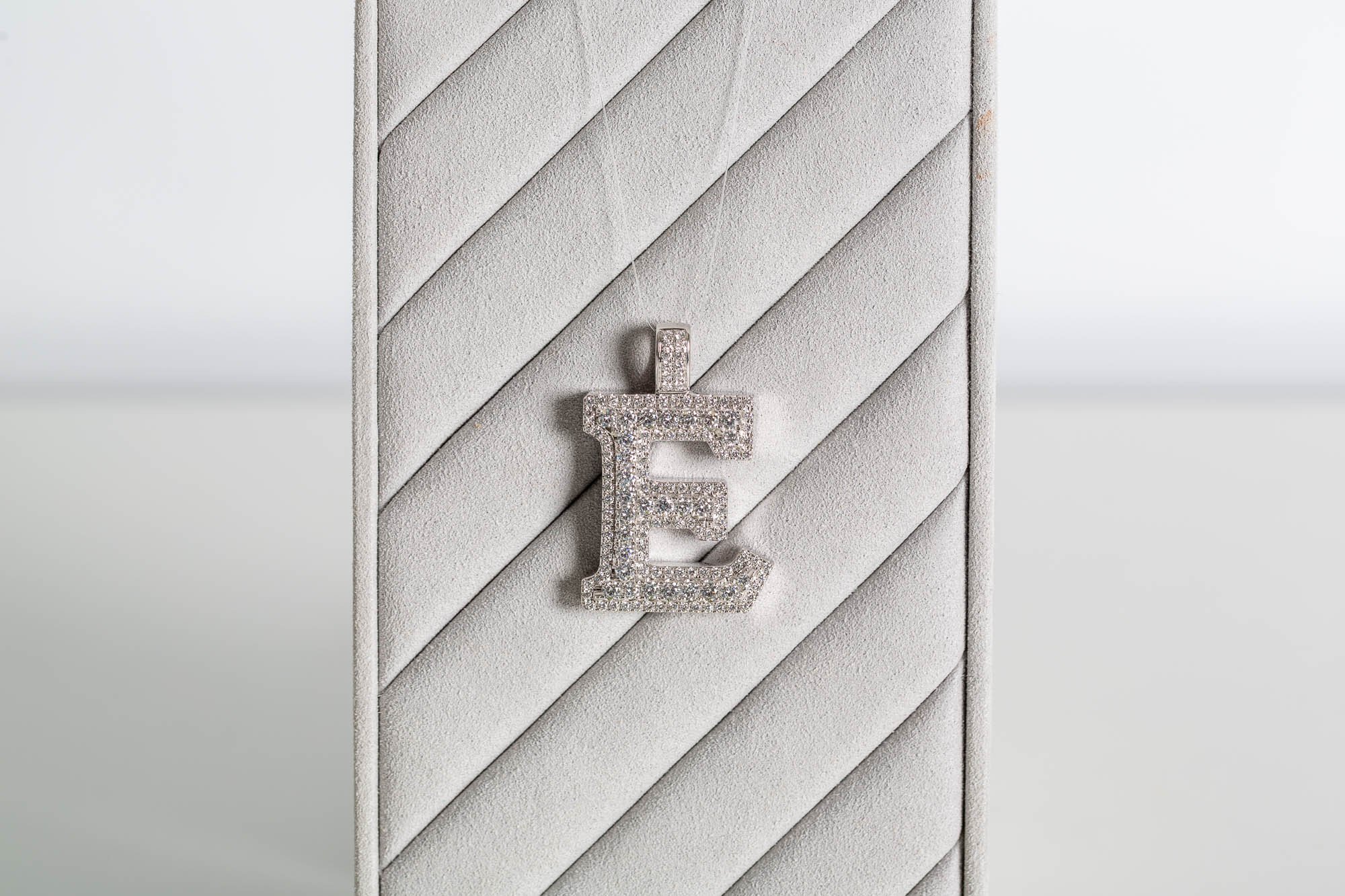 E diamond pendant