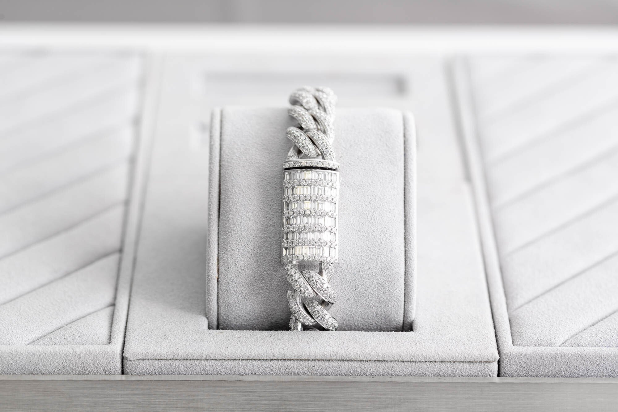 Force Diamond Bracelet | 14k White gold | 2