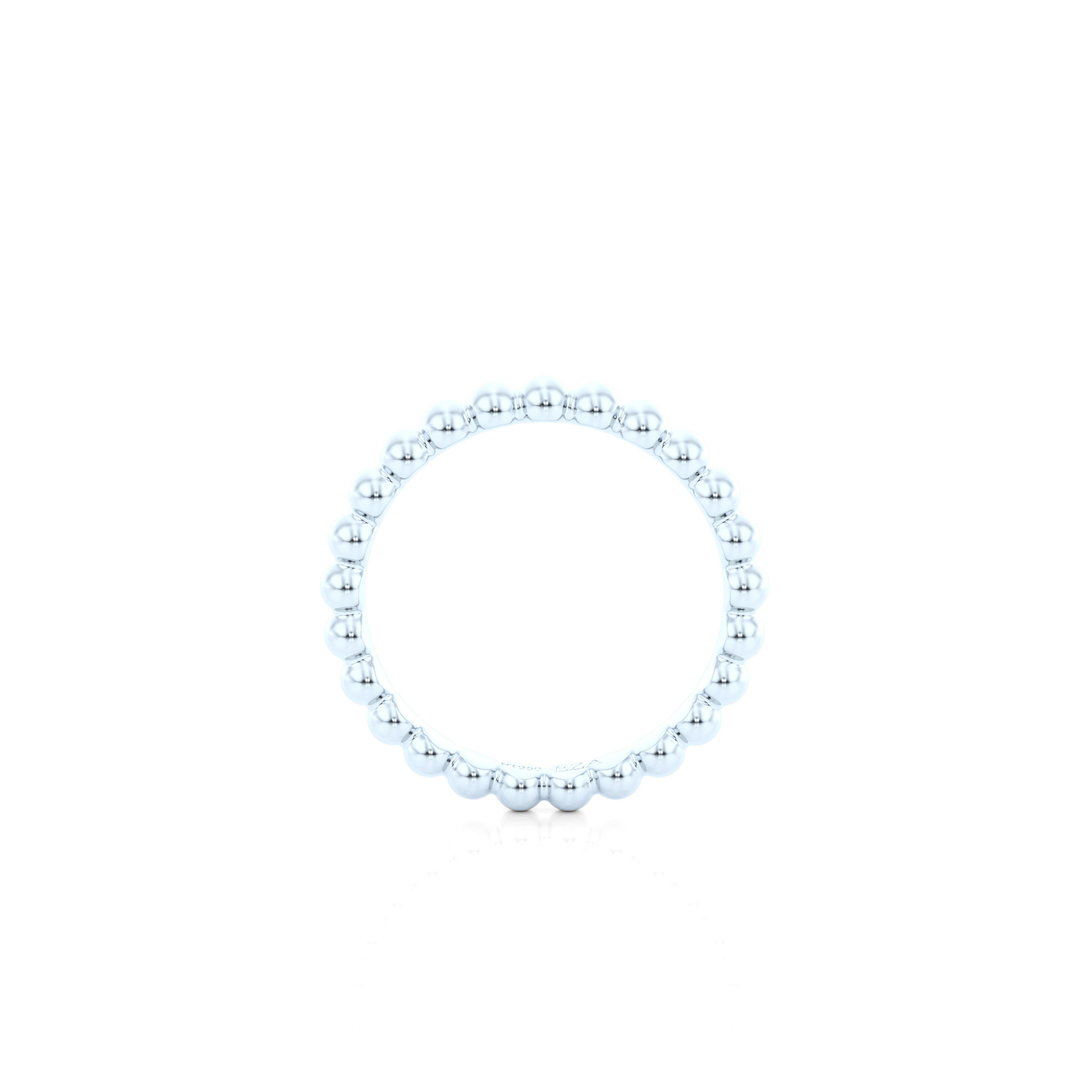 Wedding ring Bubble ring media | For her | Platinum 2