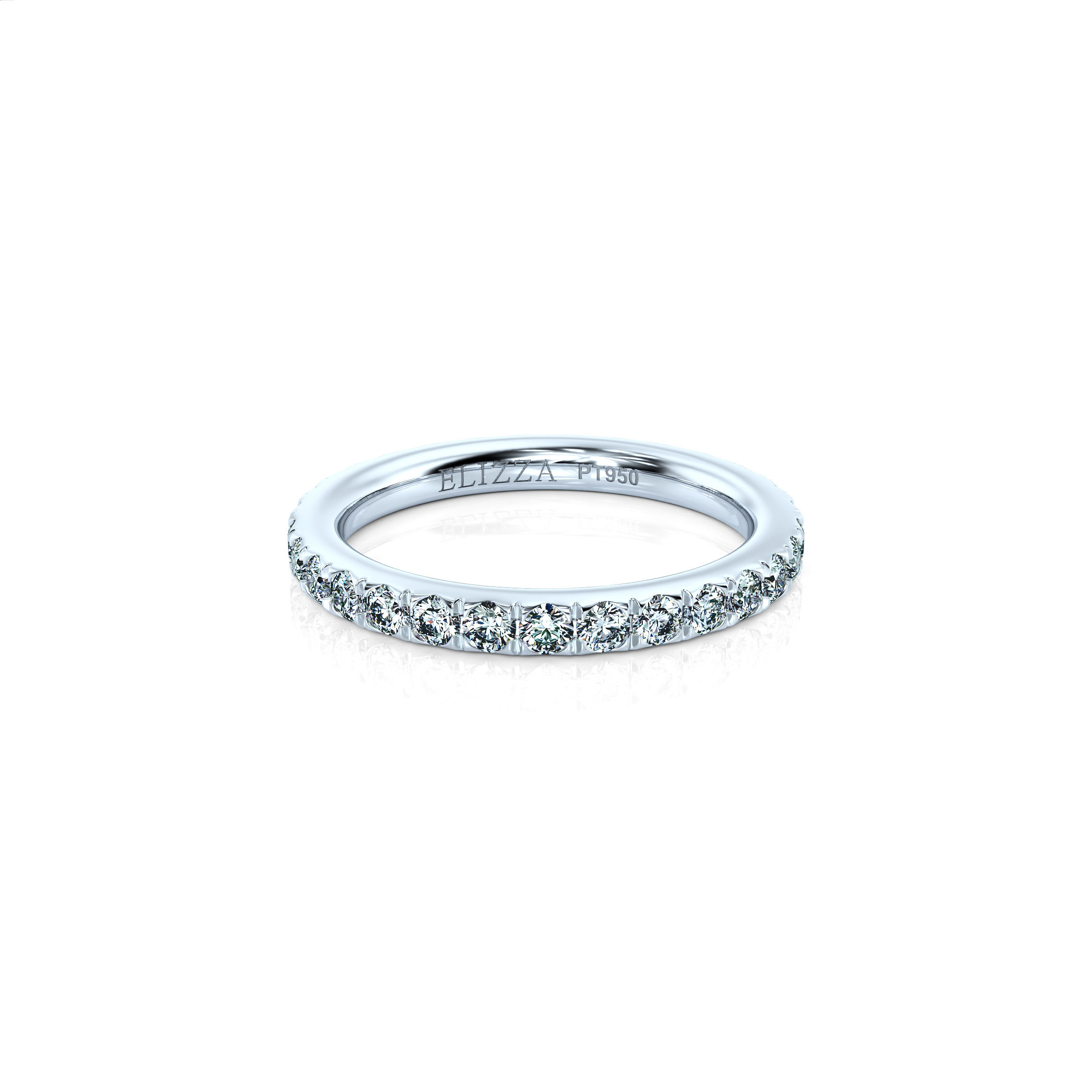 Wedding ring Classic Alliance Media | Media | For her | 18K White Gold | 50% | Natural 1