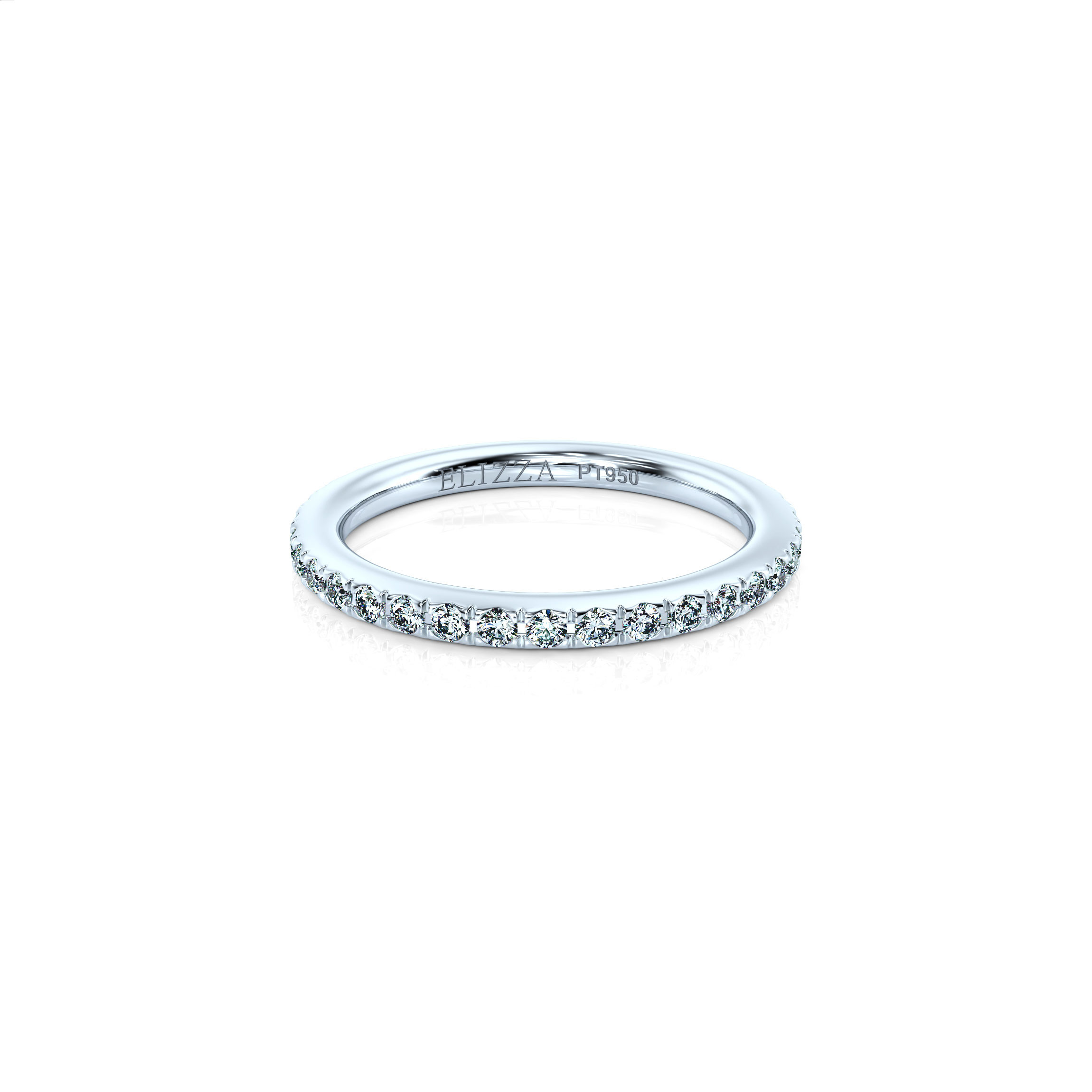 Wedding ring Classic Alliance Petite | Natural diamond | Platinum | Petite | 50% | For her | 1
