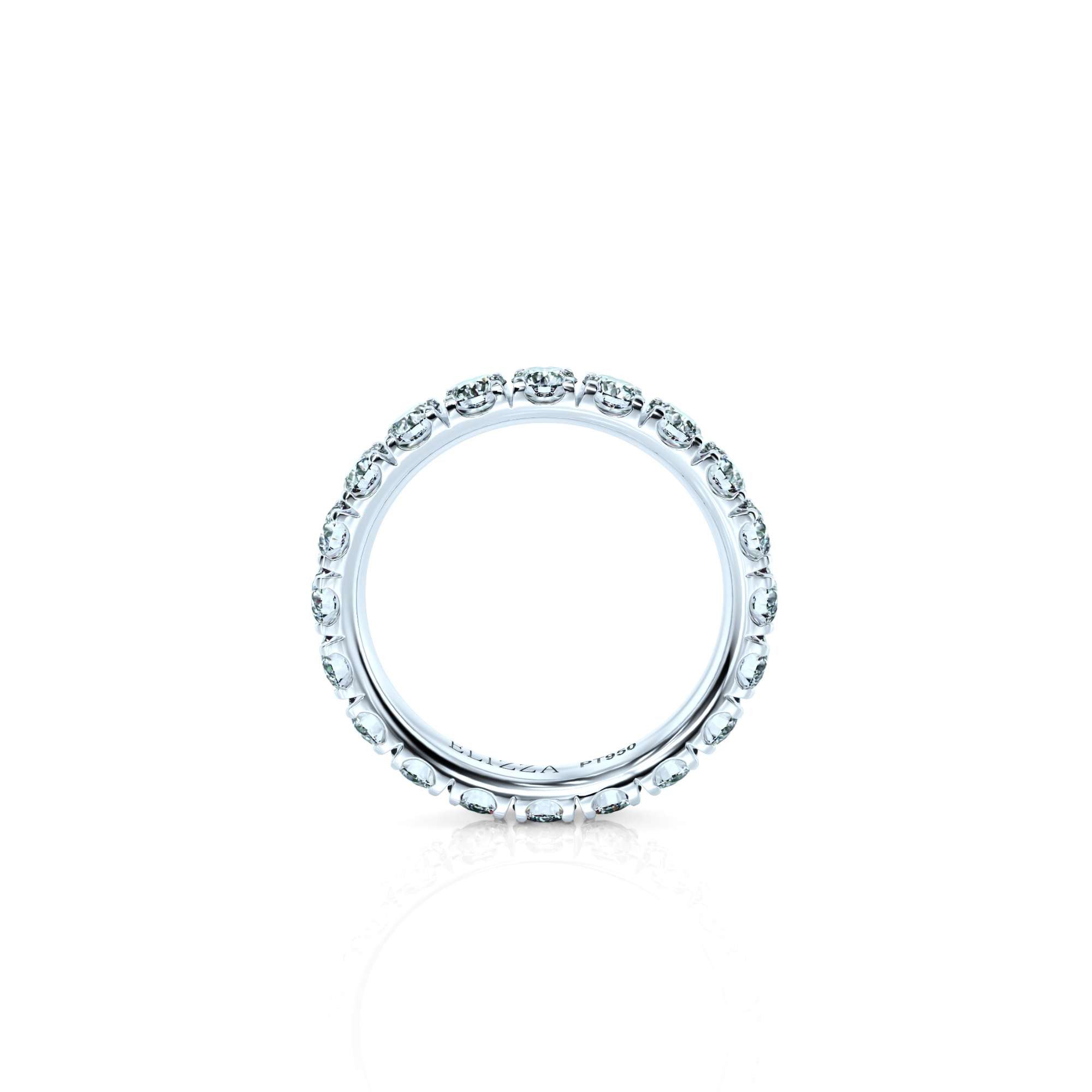 Wedding ring Doubleprong Alliance Grand | Grand | For her | Platinum | 50% | Natural 2