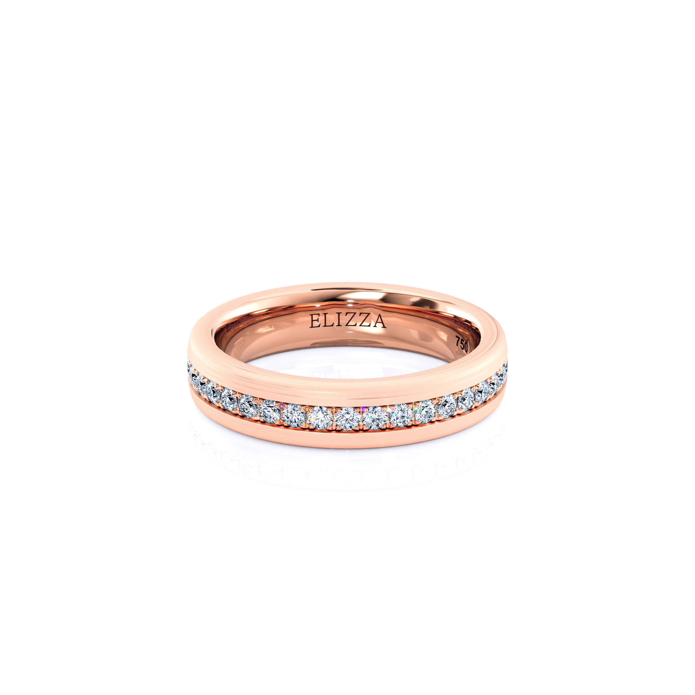 Wedding ring Eddy | For her - 4.5mm | 18K Rose Gold 1