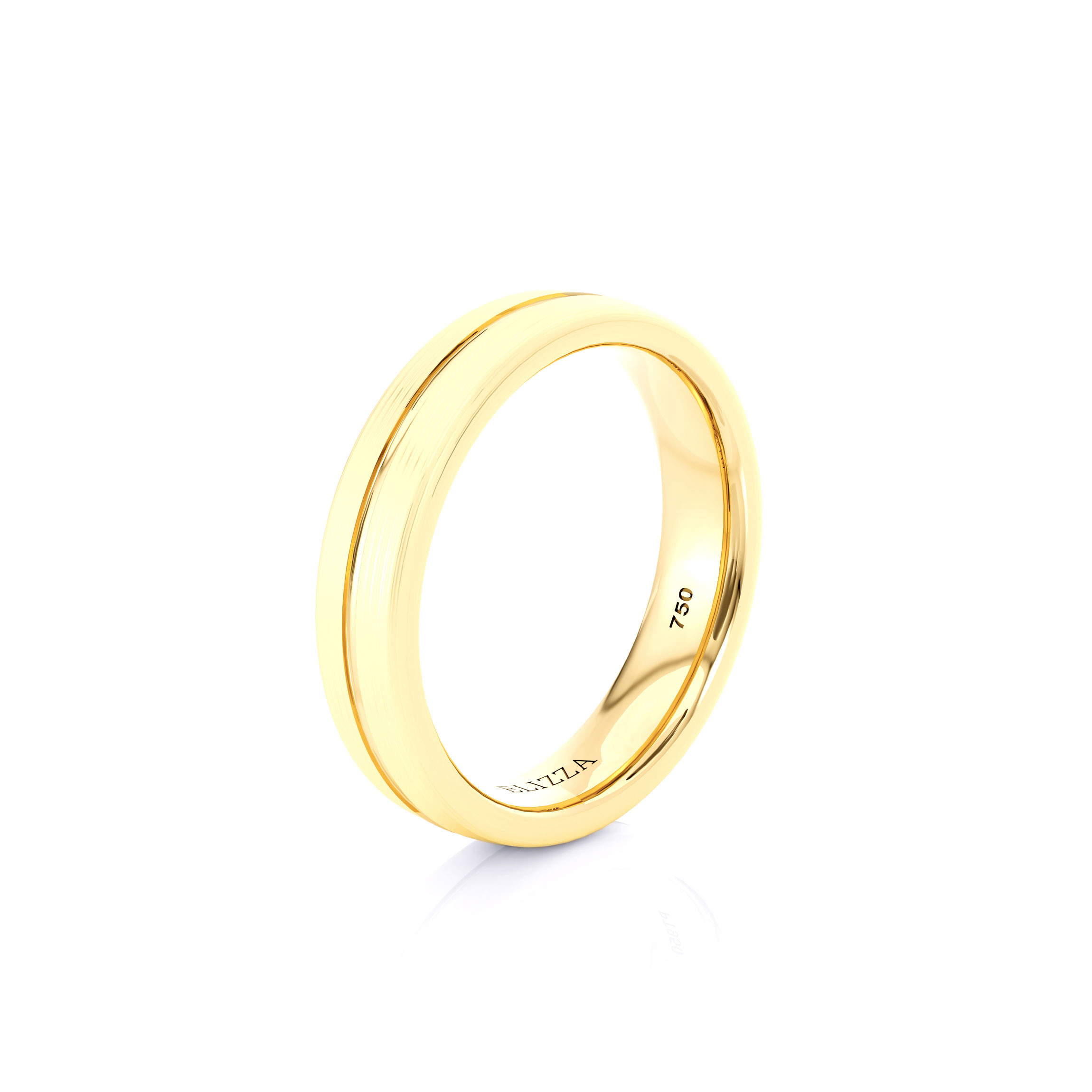 Wedding ring Eddy | For him | 14K Yellow gold 2