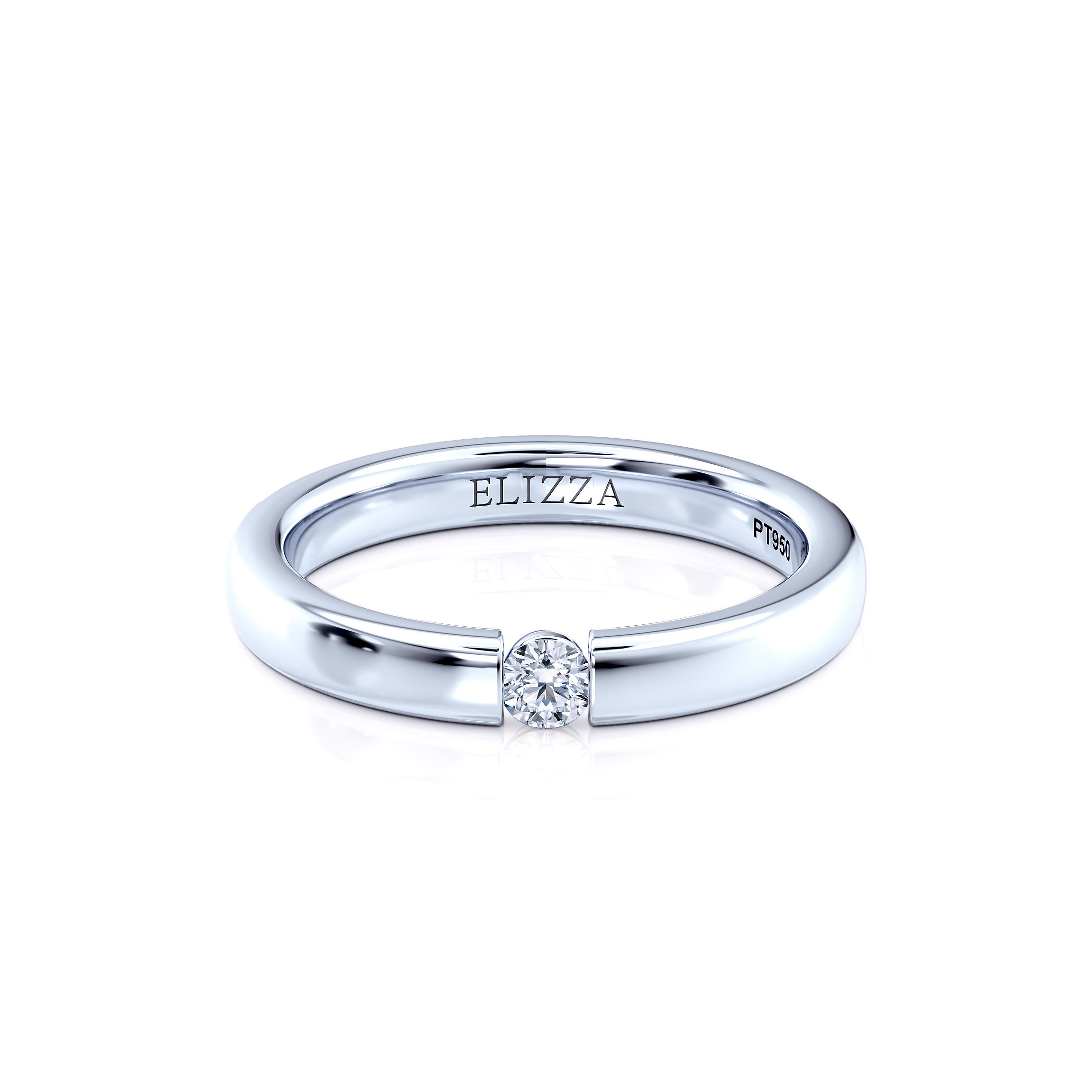 Wedding ring Eicca Couple | Platinum | 2