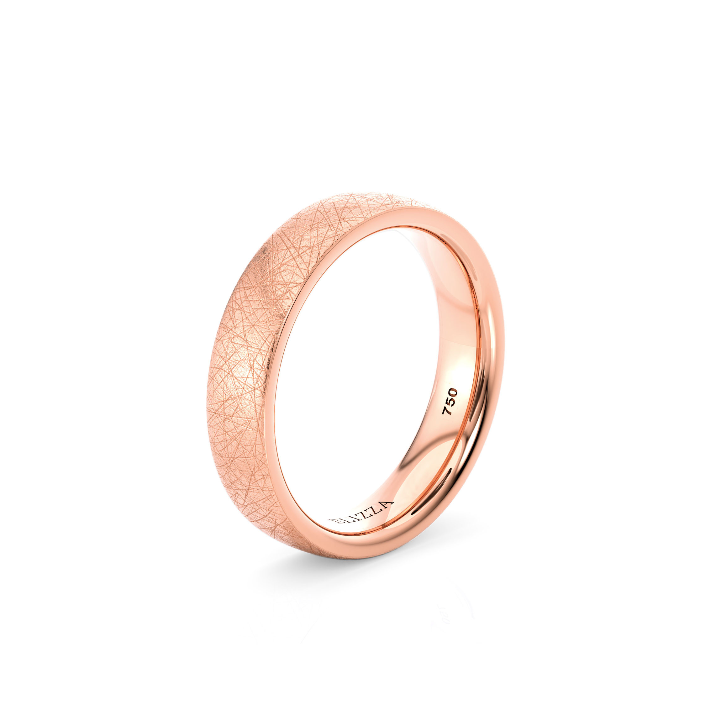 Wedding ring Elazar | For him | 14K Rose gold 2