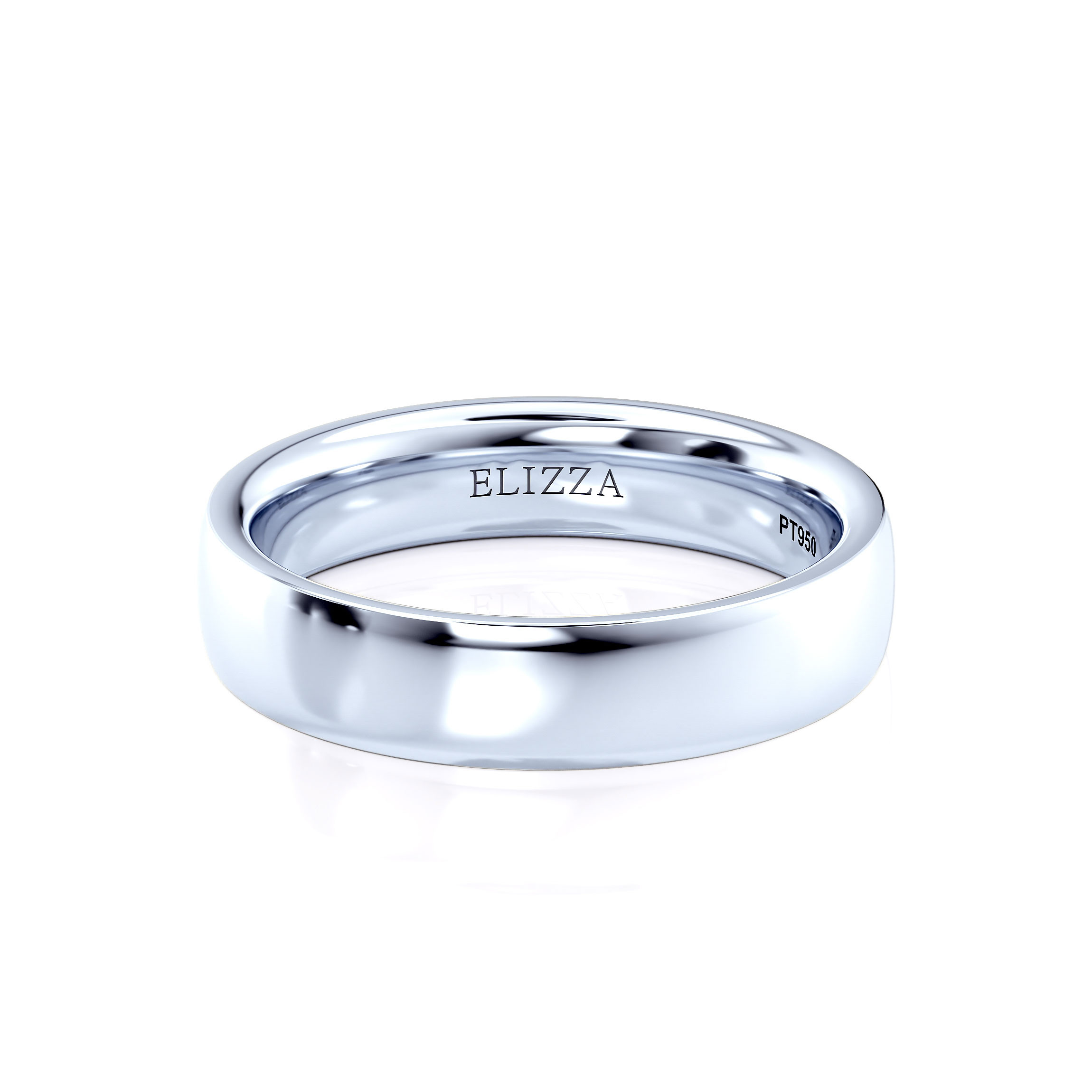 Anneau de mariage Elazar Couple | Platine | 3