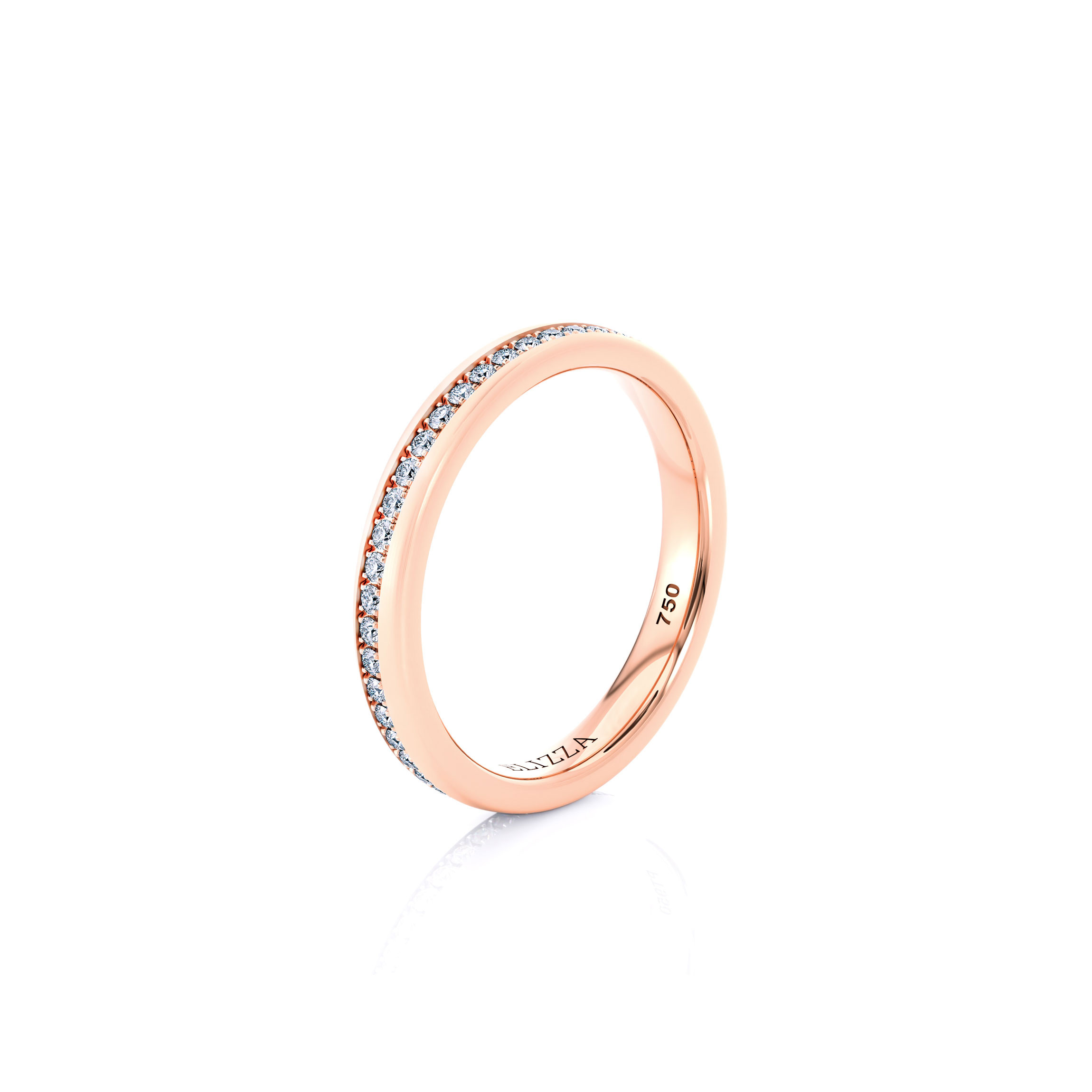 Wedding ring Eliah | For her - 3mm | 18K Rose Gold 2