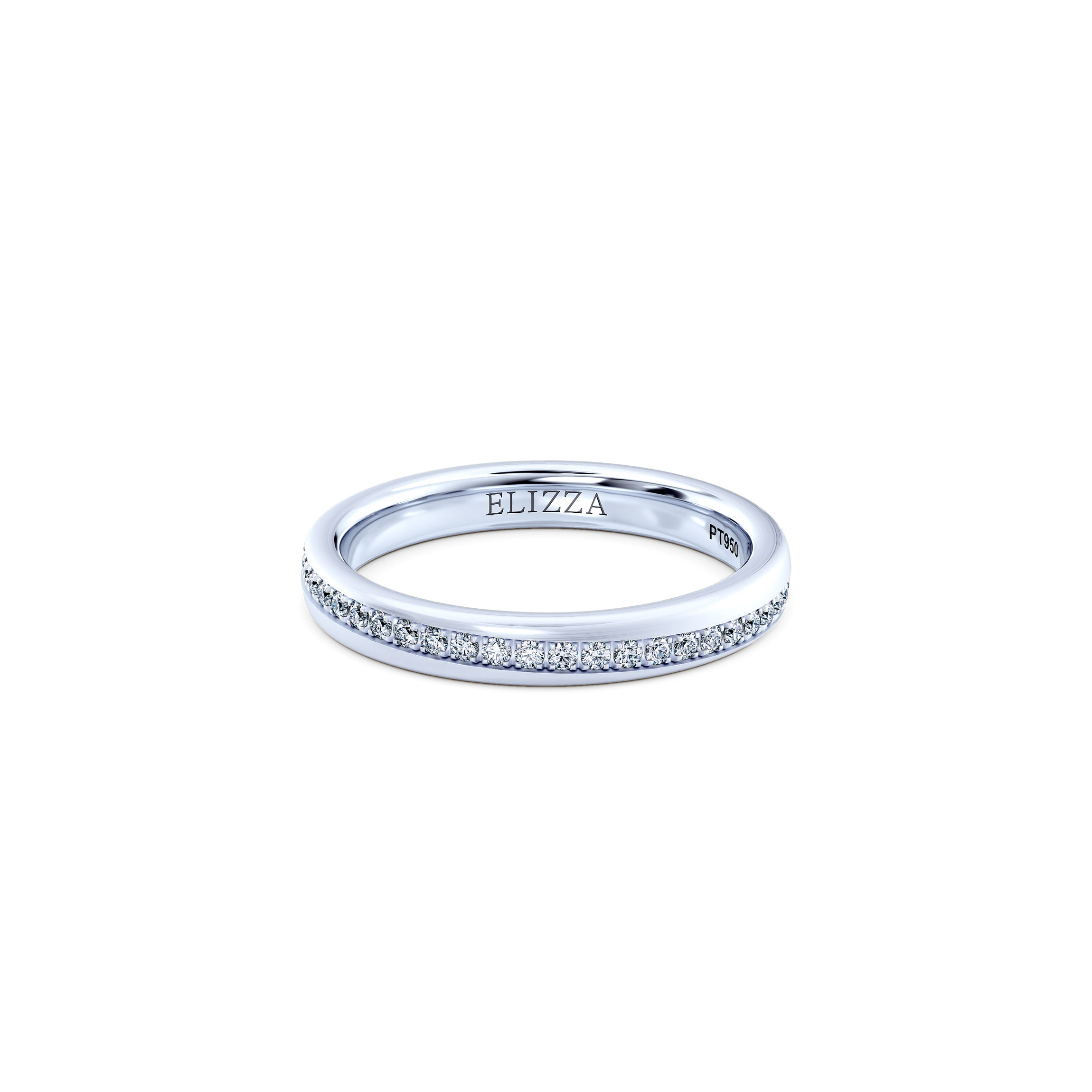 Wedding ring Eliah | For her - 3mm | 18K White Gold 1