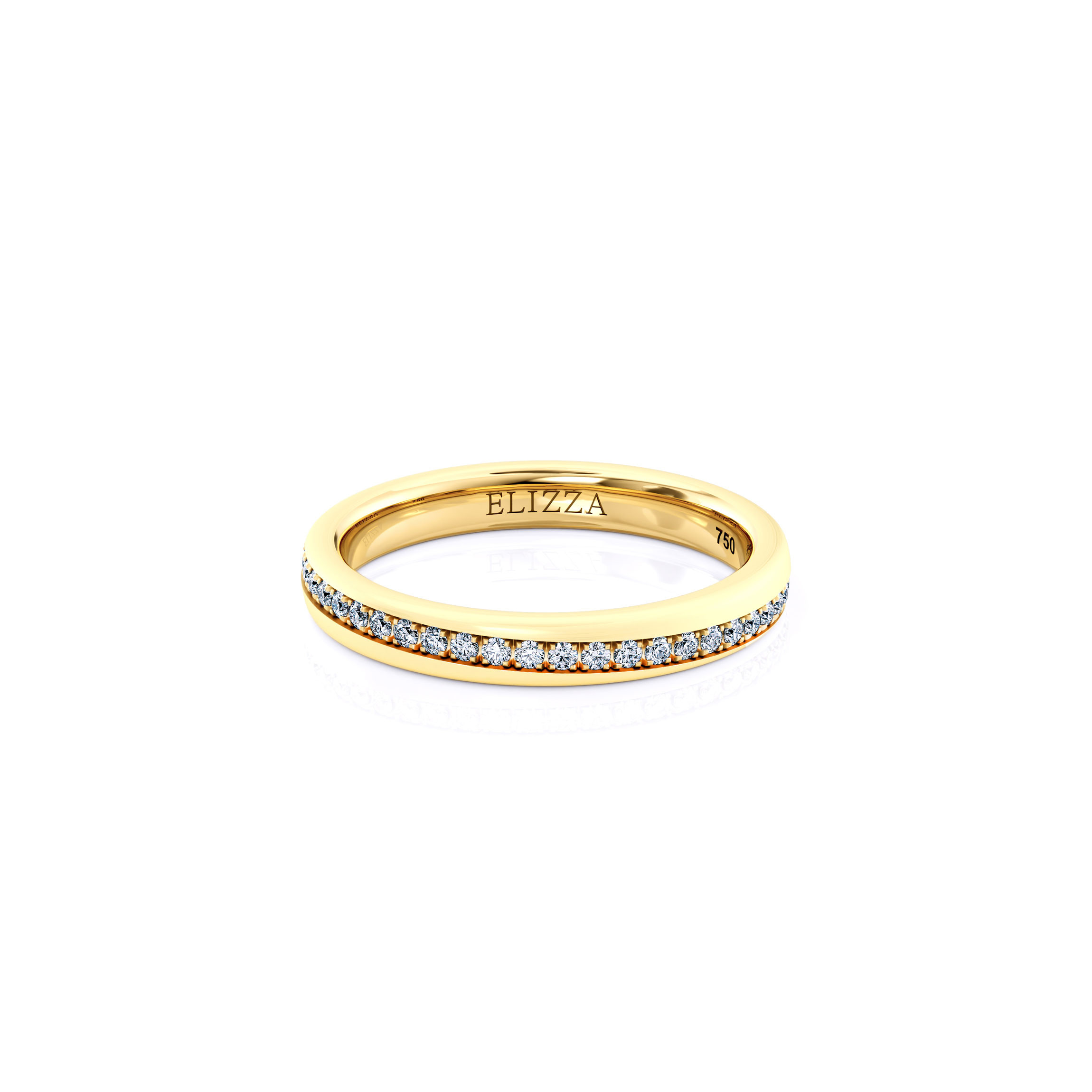 Wedding ring Eliah | For her - 3mm | 14K Yellow gold 1