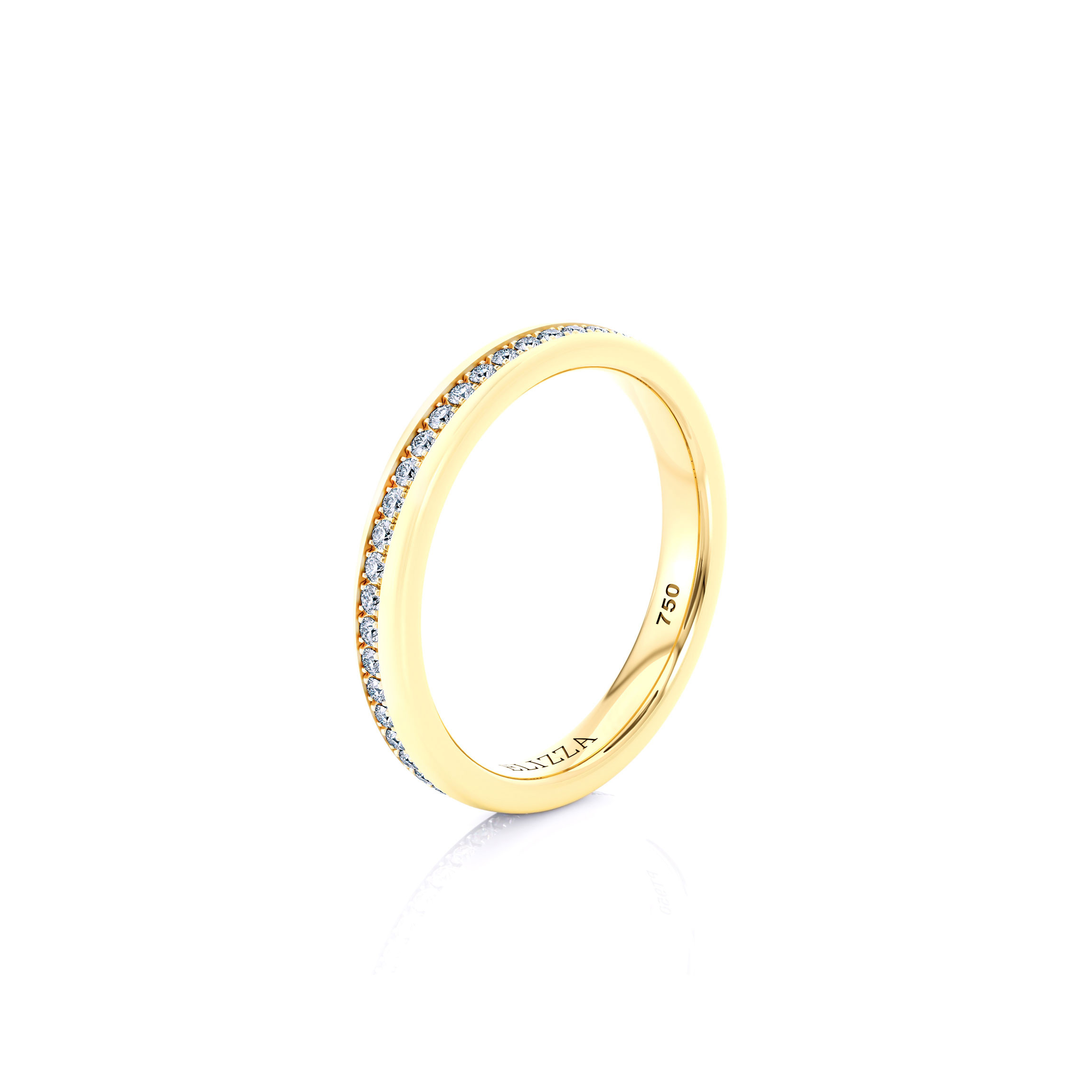 Wedding ring Eliah | For her - 3mm | 14K Yellow gold 2