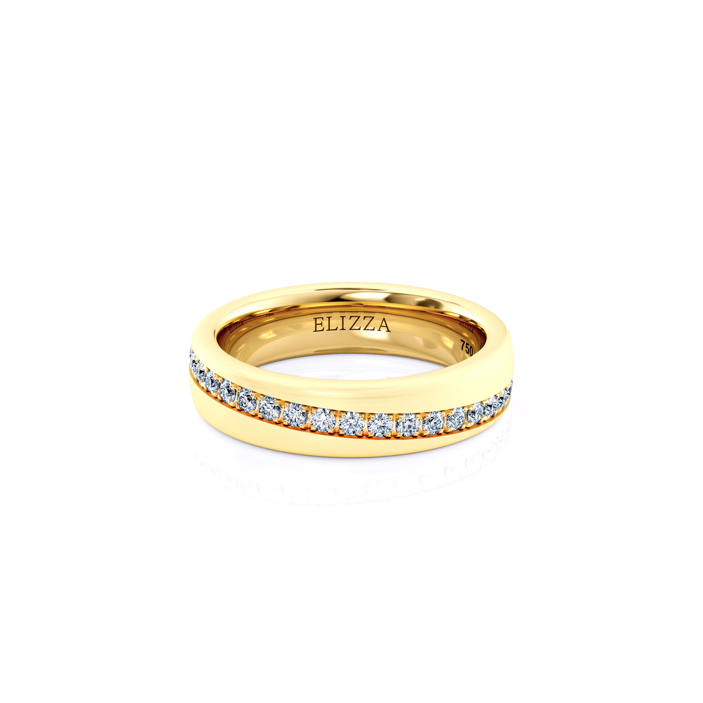 Wedding ring Eliah | For her | 18K Yellow Gold 1