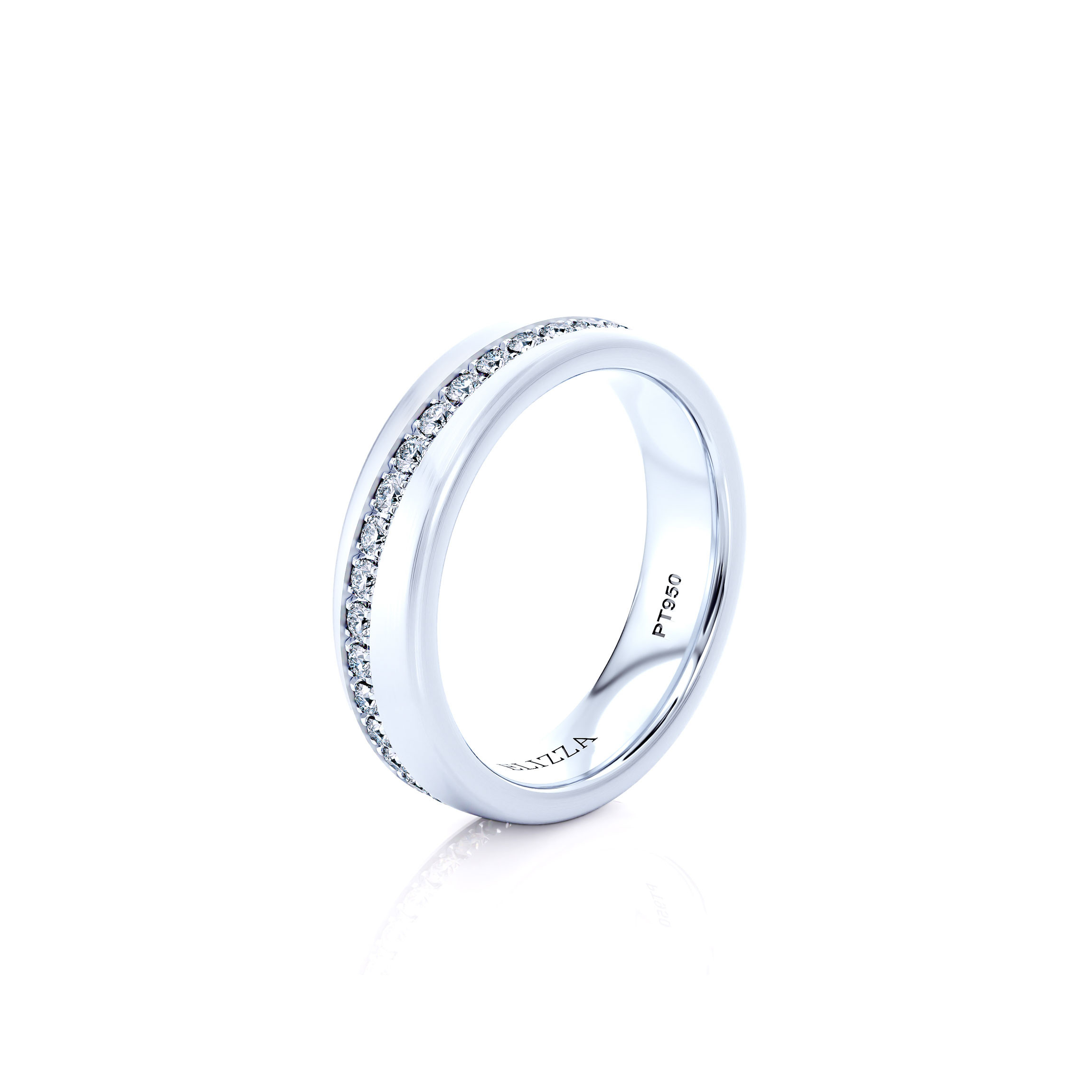 Wedding ring Eliah | For her | Platinum 2