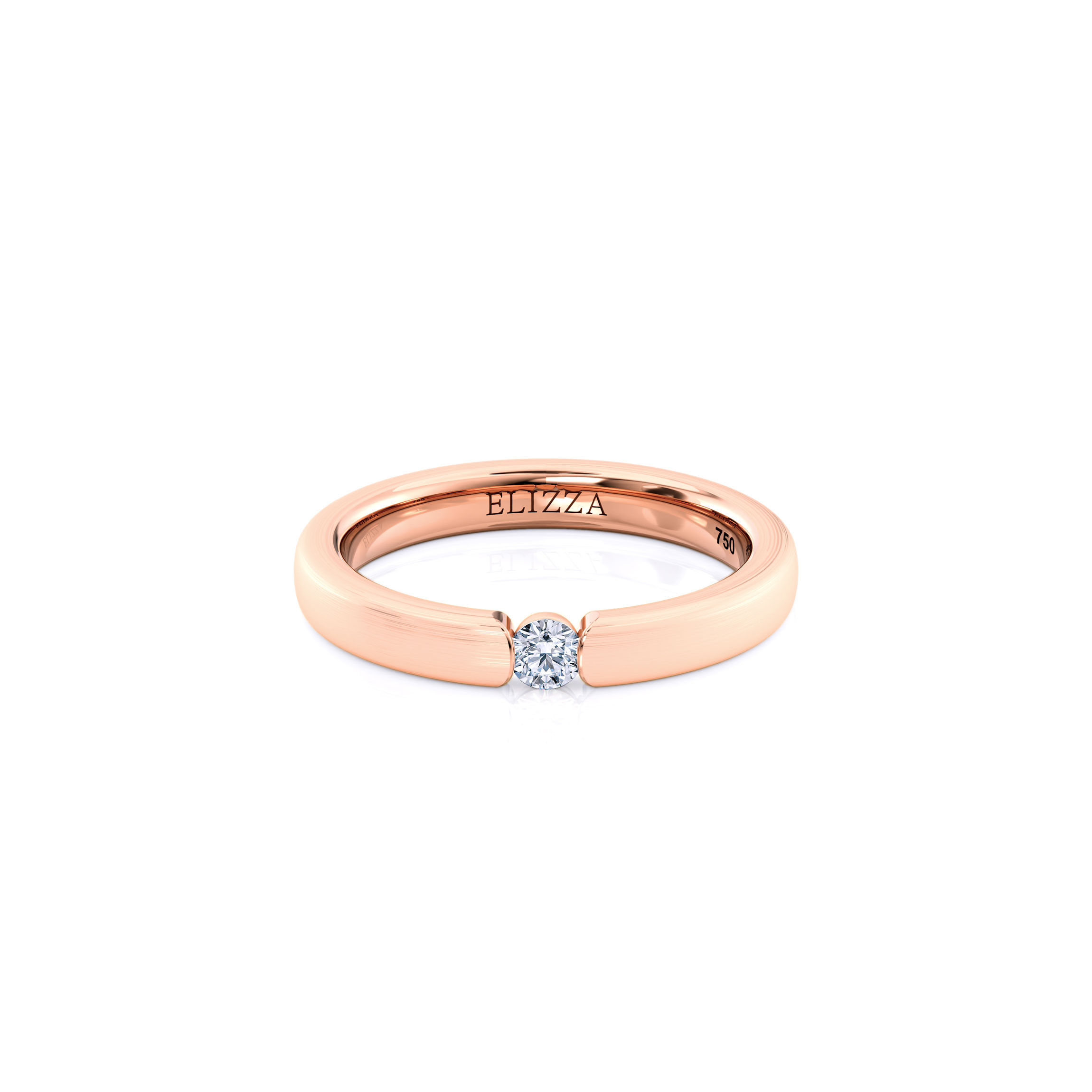 Wedding ring Elio | For her | 14K Rose gold 1