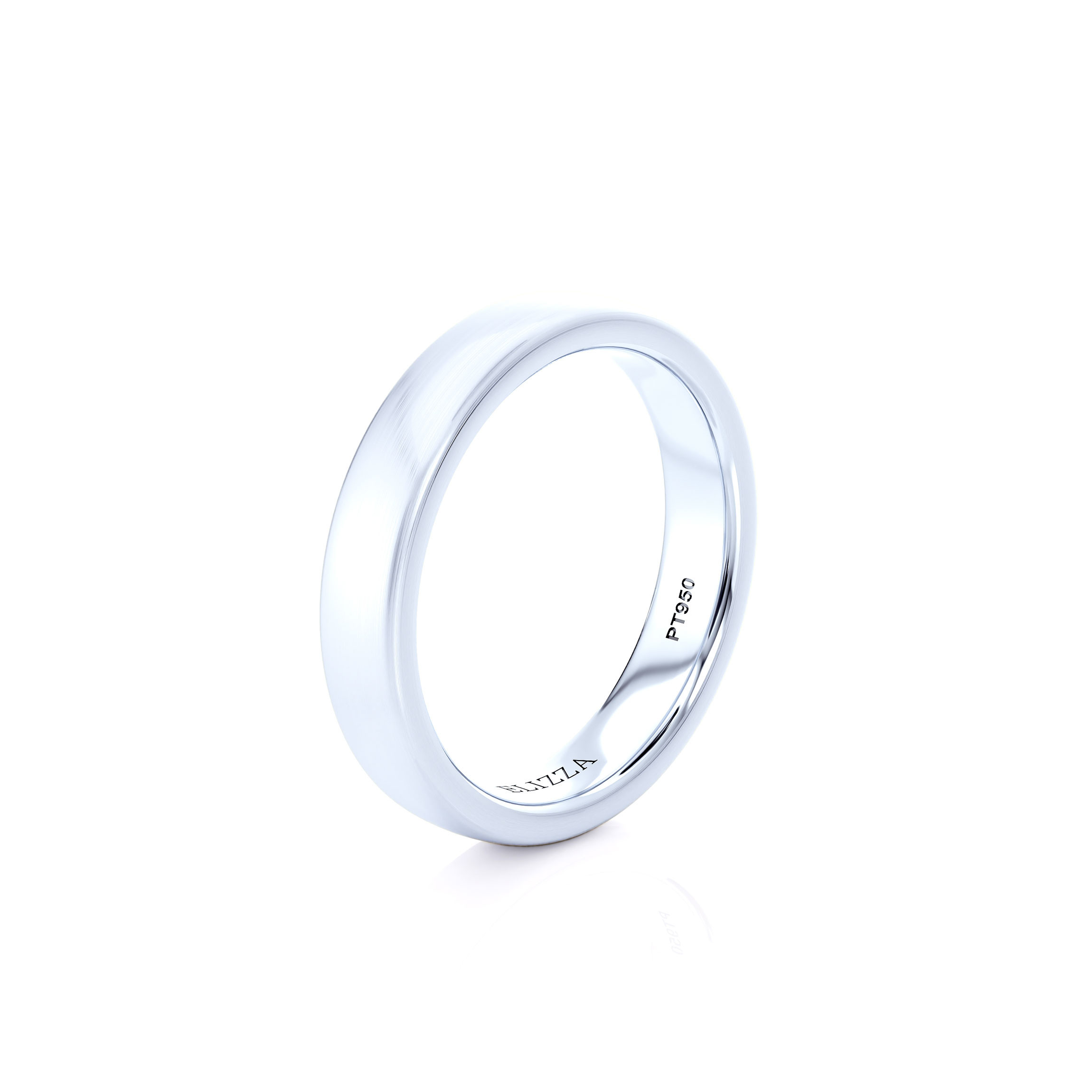 Wedding ring Elio | For him | 14K White gold 2