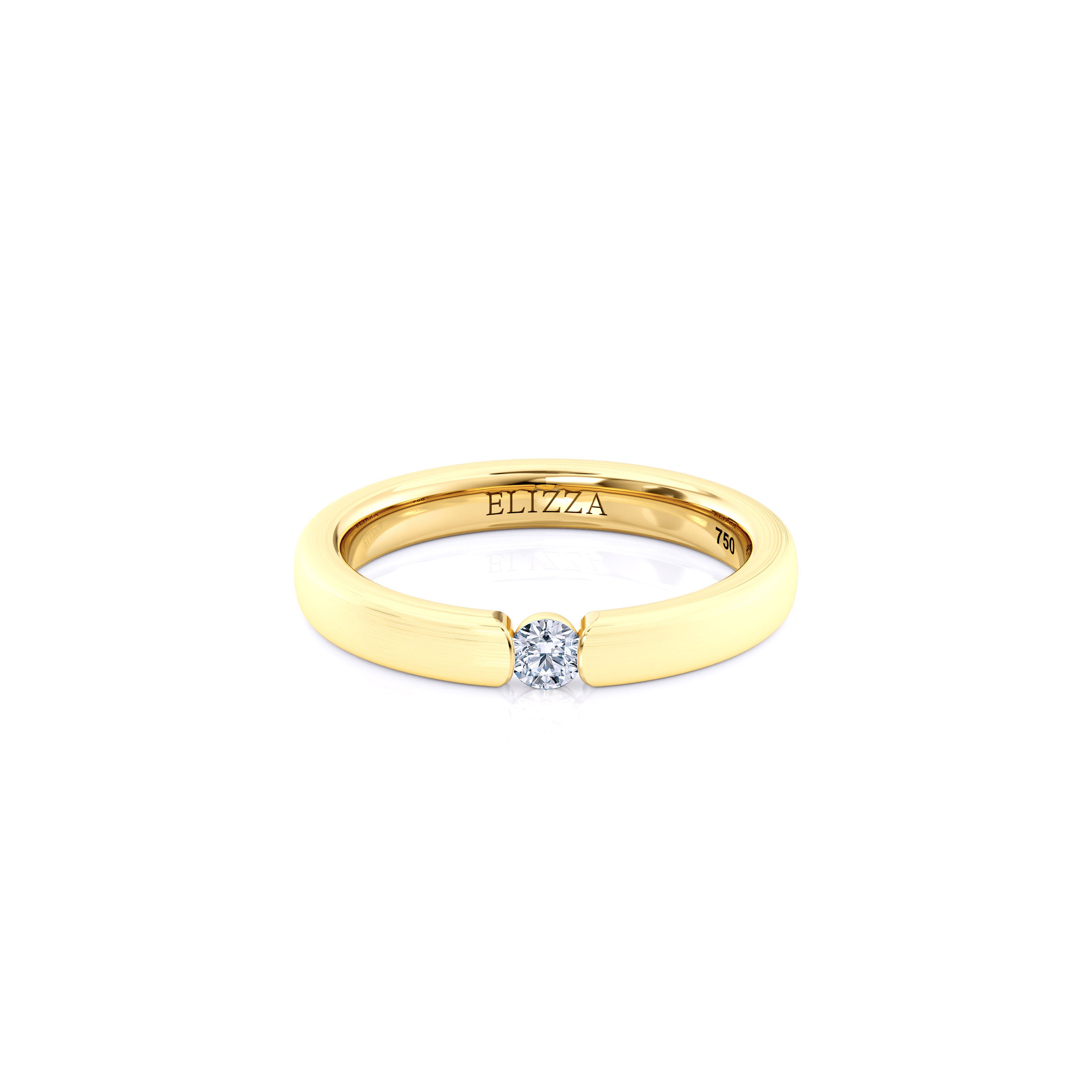 Wedding ring Elio | For her | 18K Yellow Gold 1