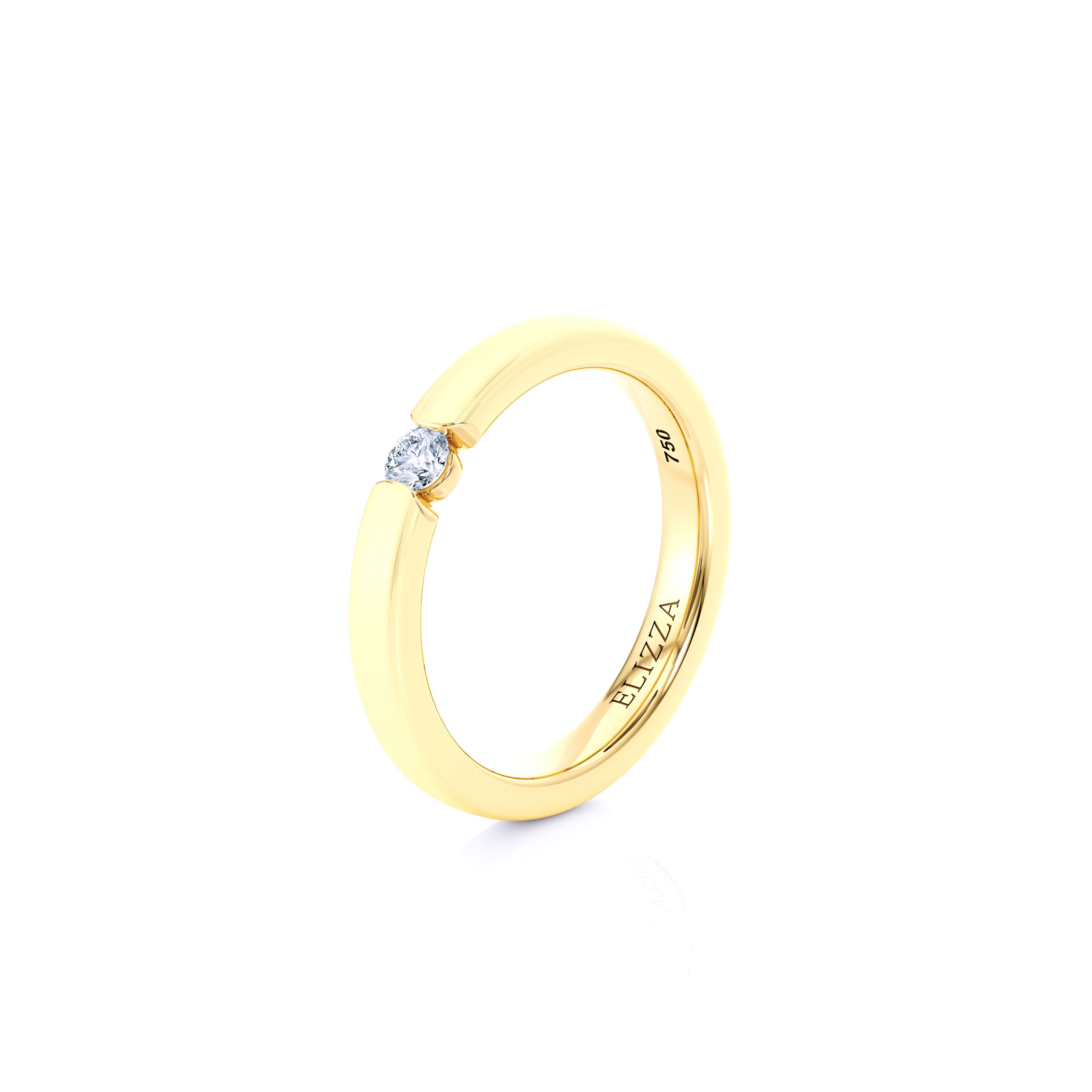 Wedding ring Elio | For her | 18K Yellow Gold 2