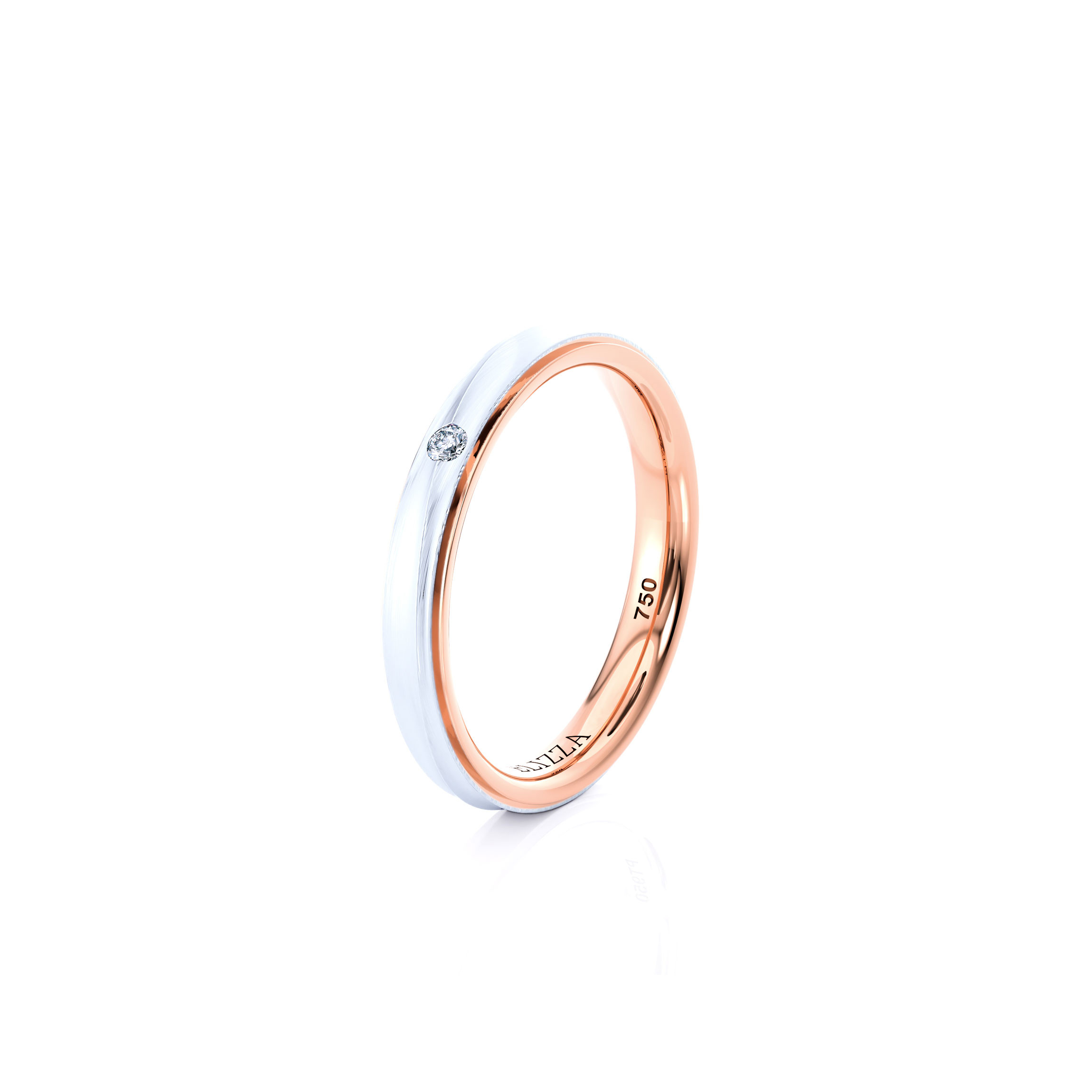 Wedding ring Elric | For her - 3mm | 14K Rose gold 2