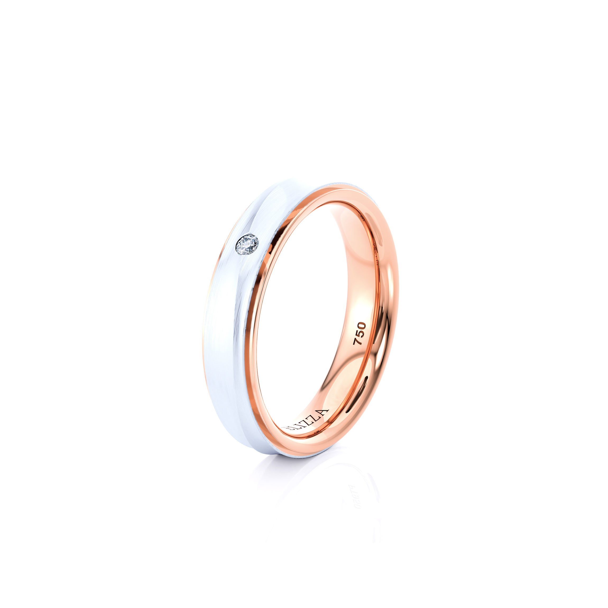 Wedding ring Elric | For her | 14K Rose gold 2