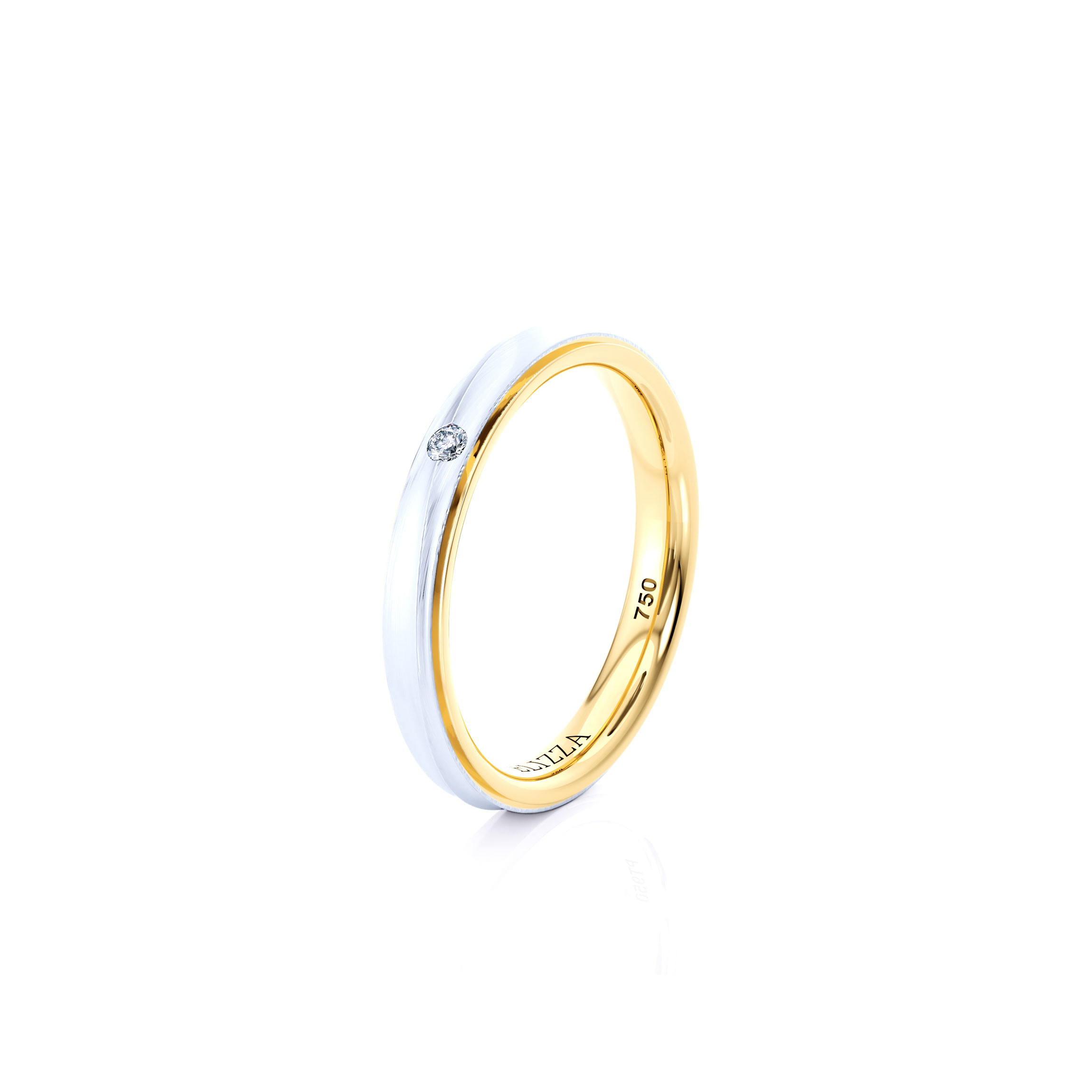 Wedding ring Elric | For her - 3mm | 14K Yellow gold 2