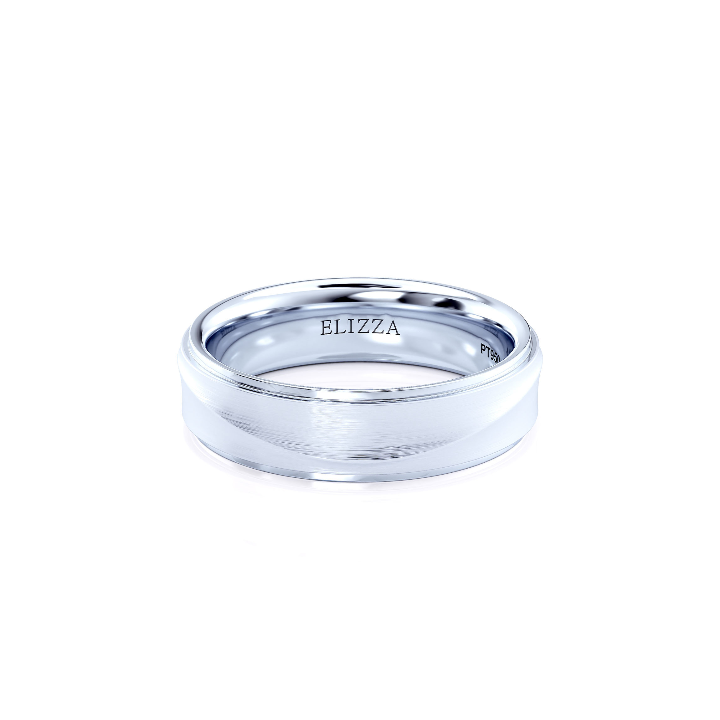 Wedding ring Elric | For him | Platinum 1