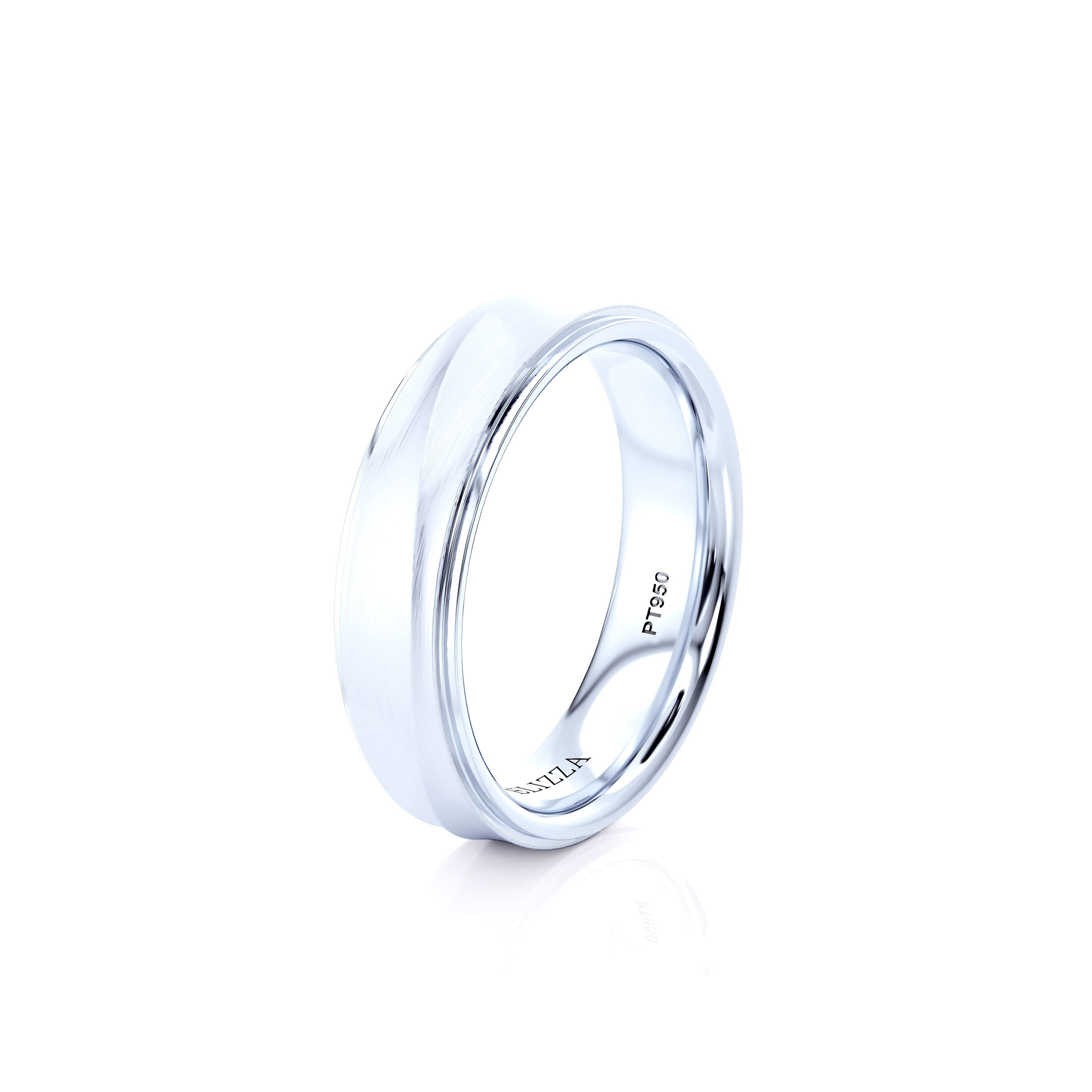 Wedding ring Elric | For him | Platinum 2