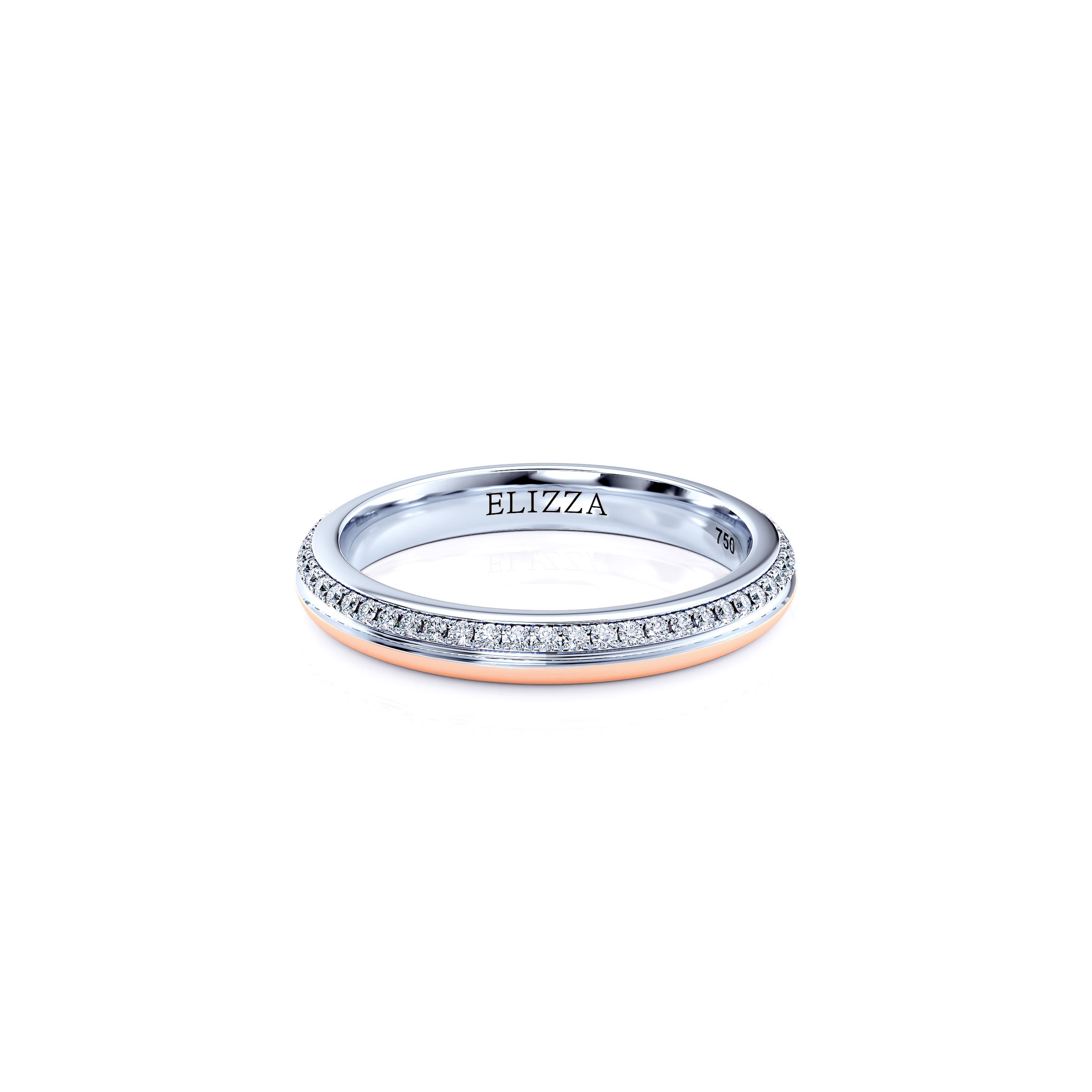 Wedding ring Elvin | For her | 14K Rose gold 1