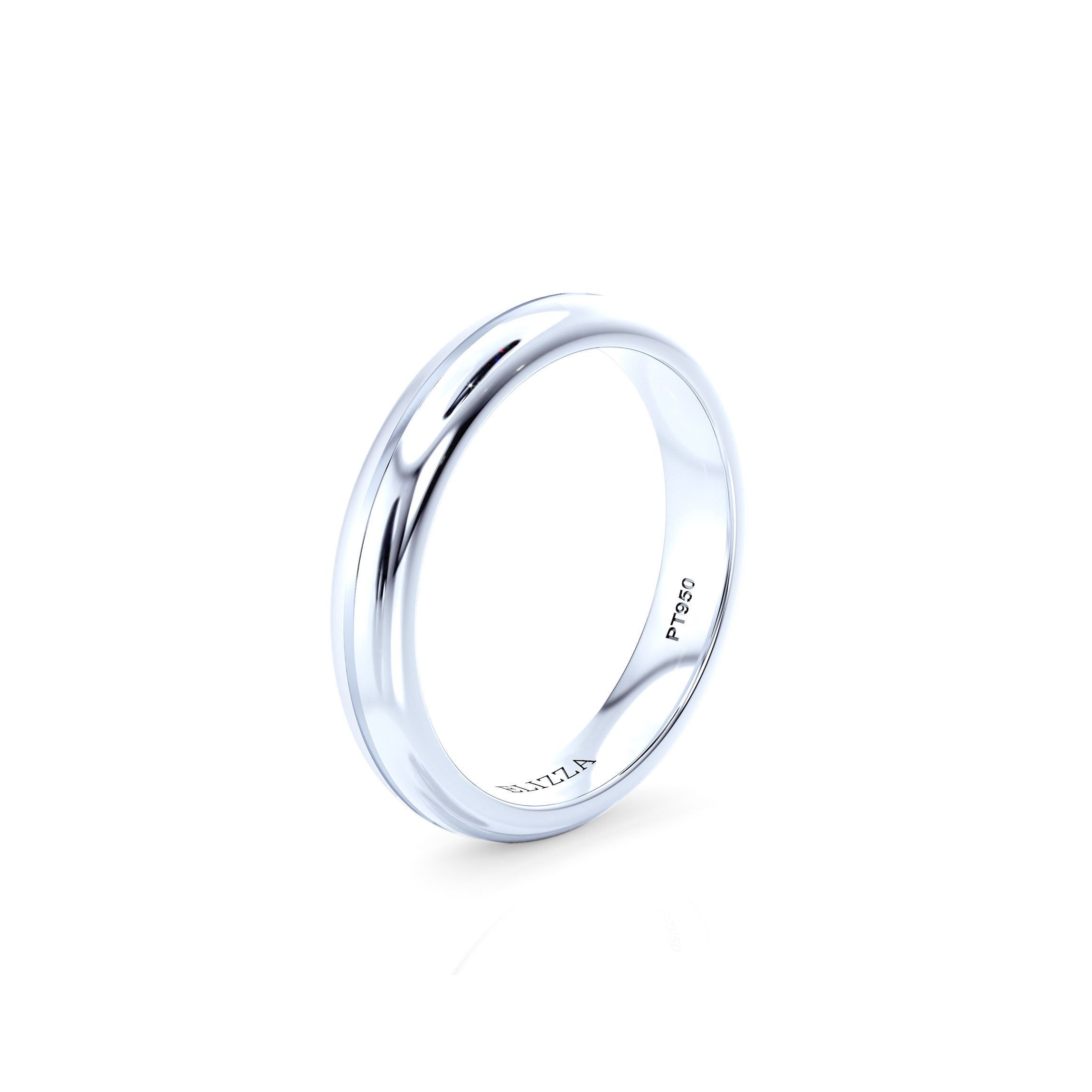 Wedding ring Elvin | For him | 14K White gold 2