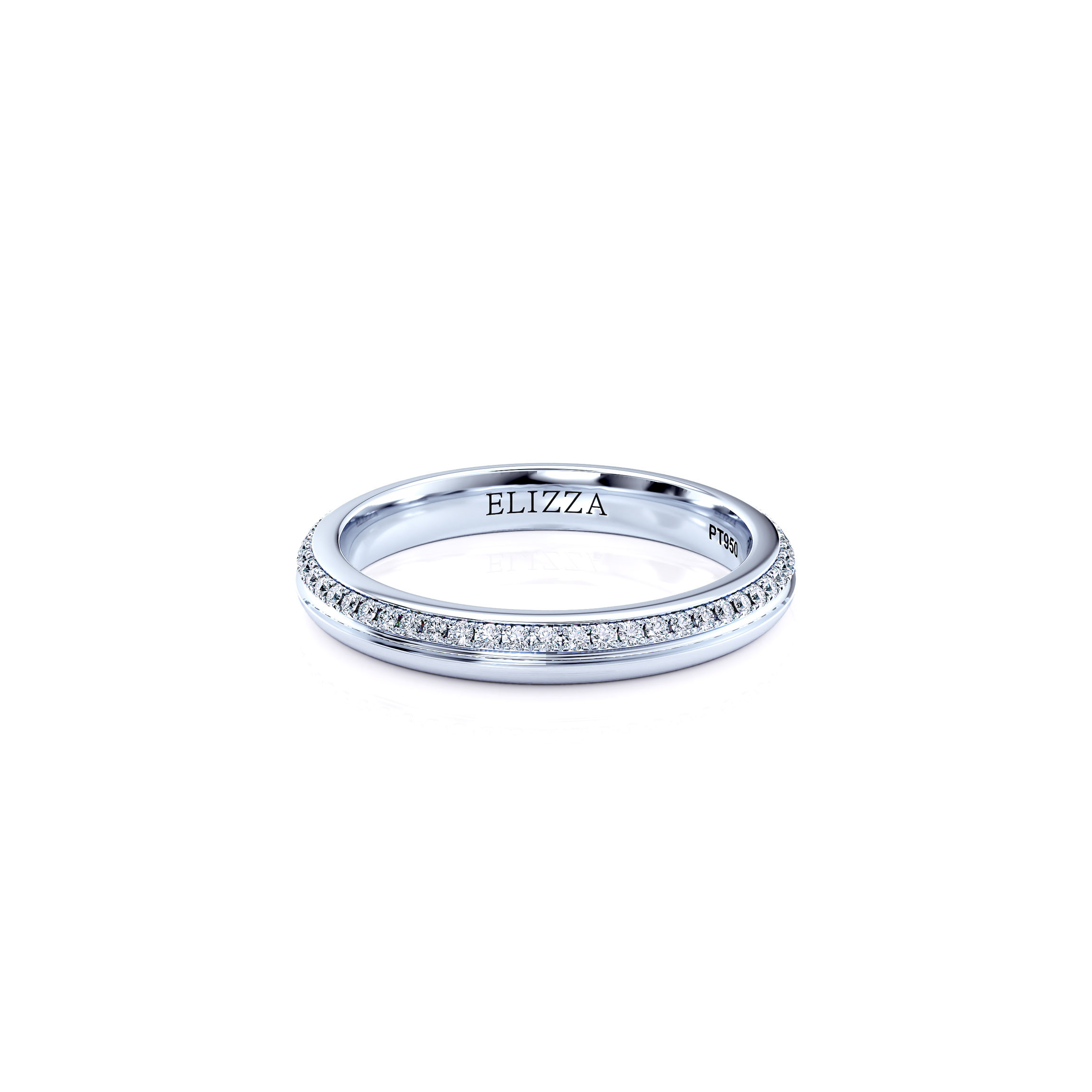 Wedding ring Elvin | For her | Platinum 1