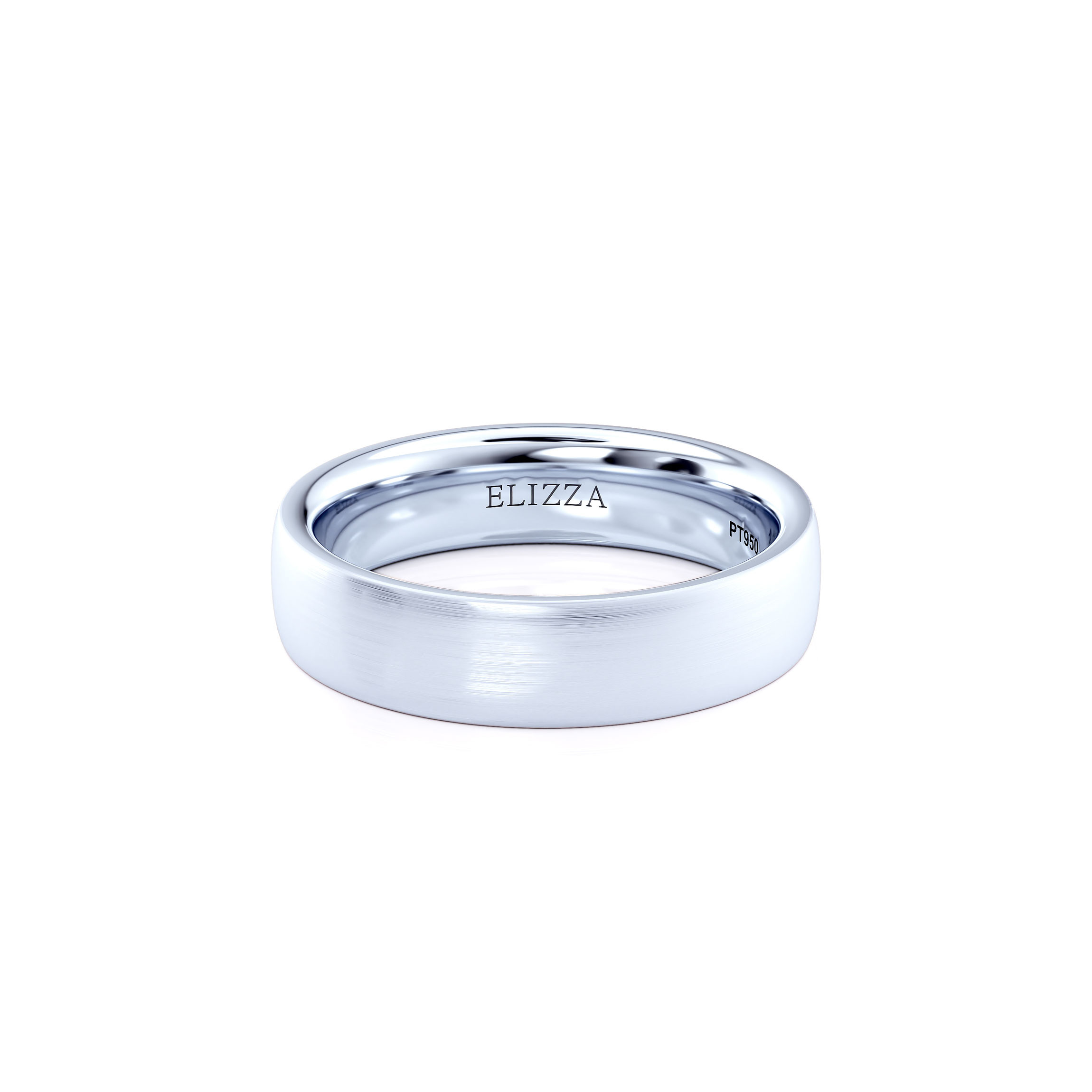 Wedding ring Enno | Matte | For him | Platinum 1