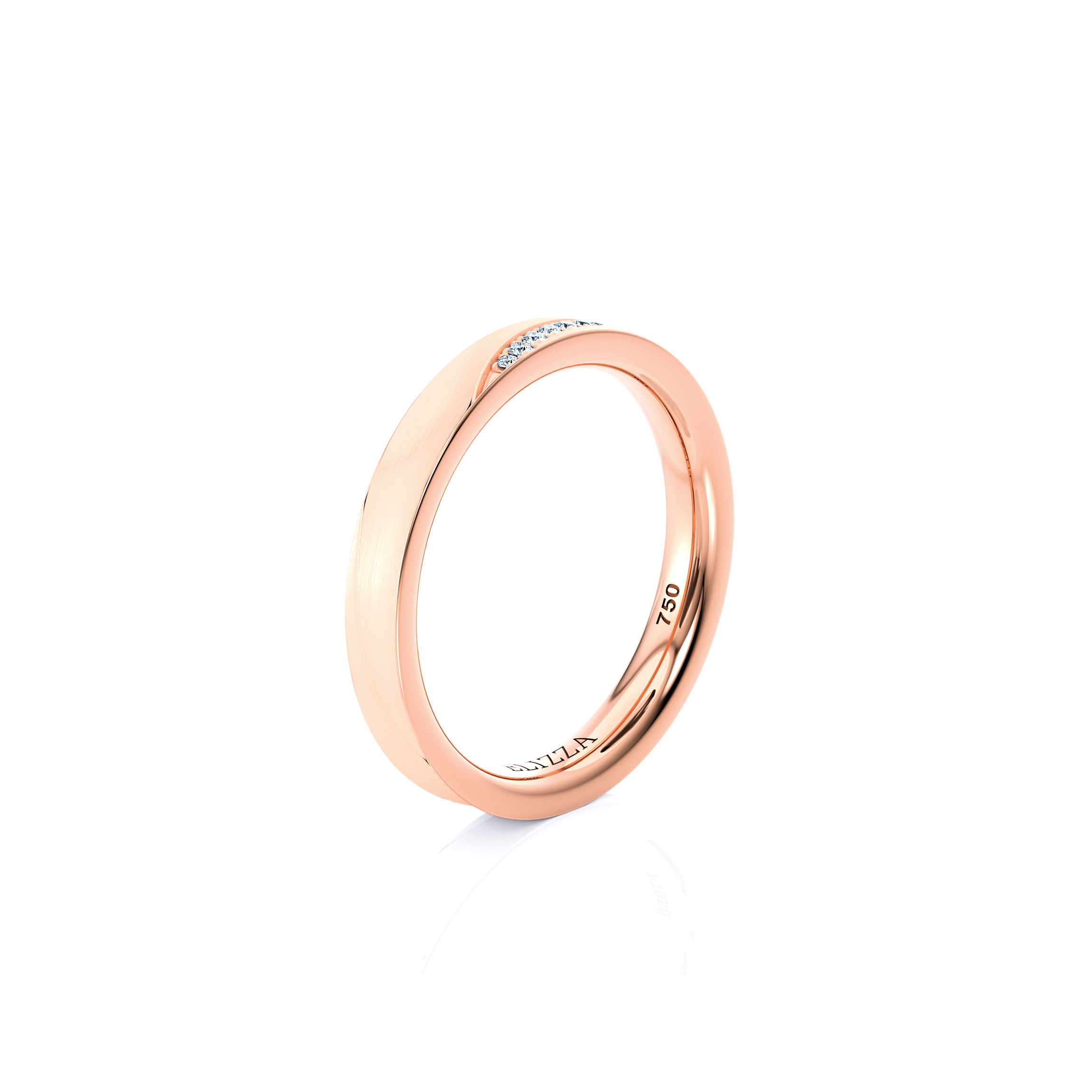 Wedding ring Enzo | For her - 3mm | 14K Rose gold 2
