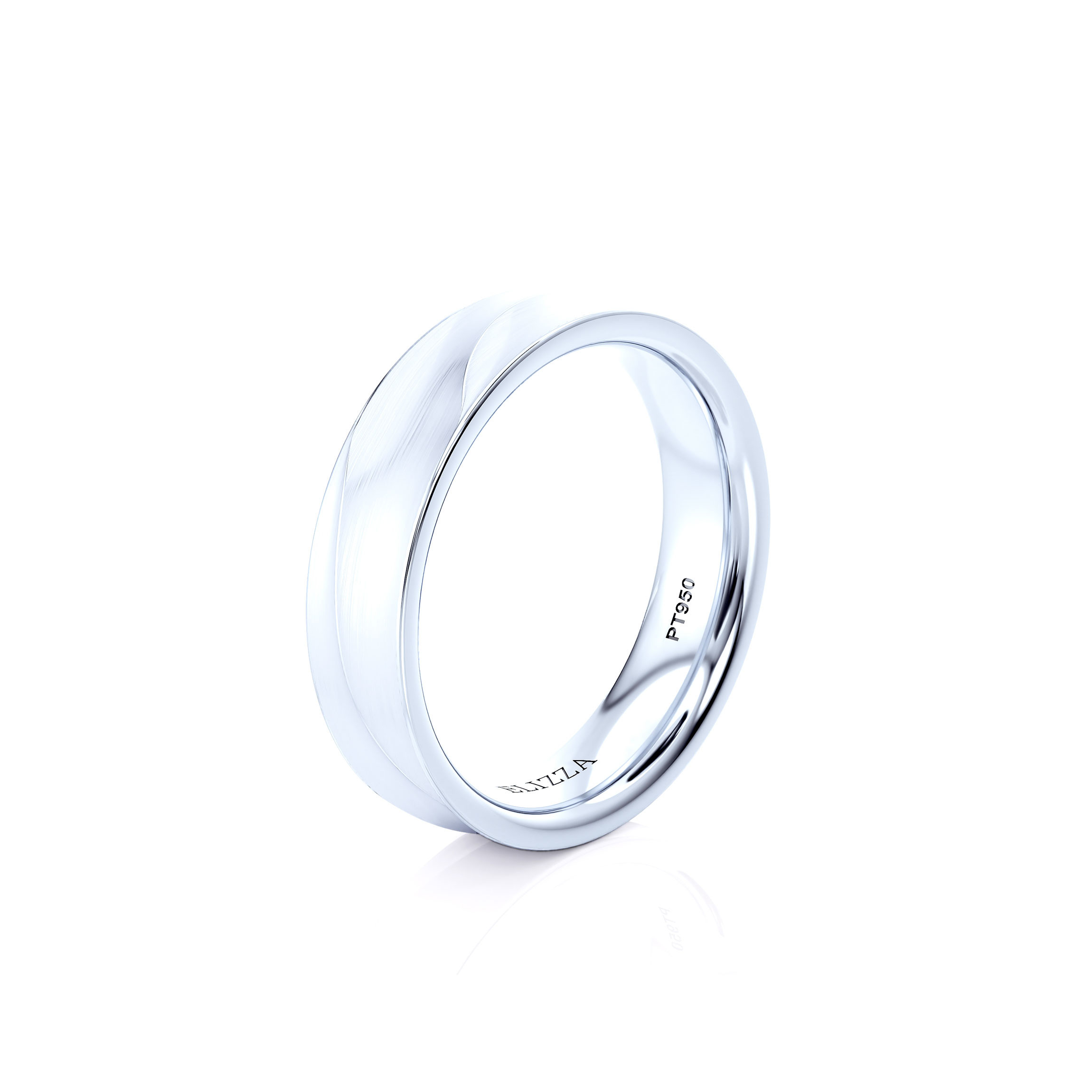 Wedding ring Enzo | For him | 18K White Gold 2