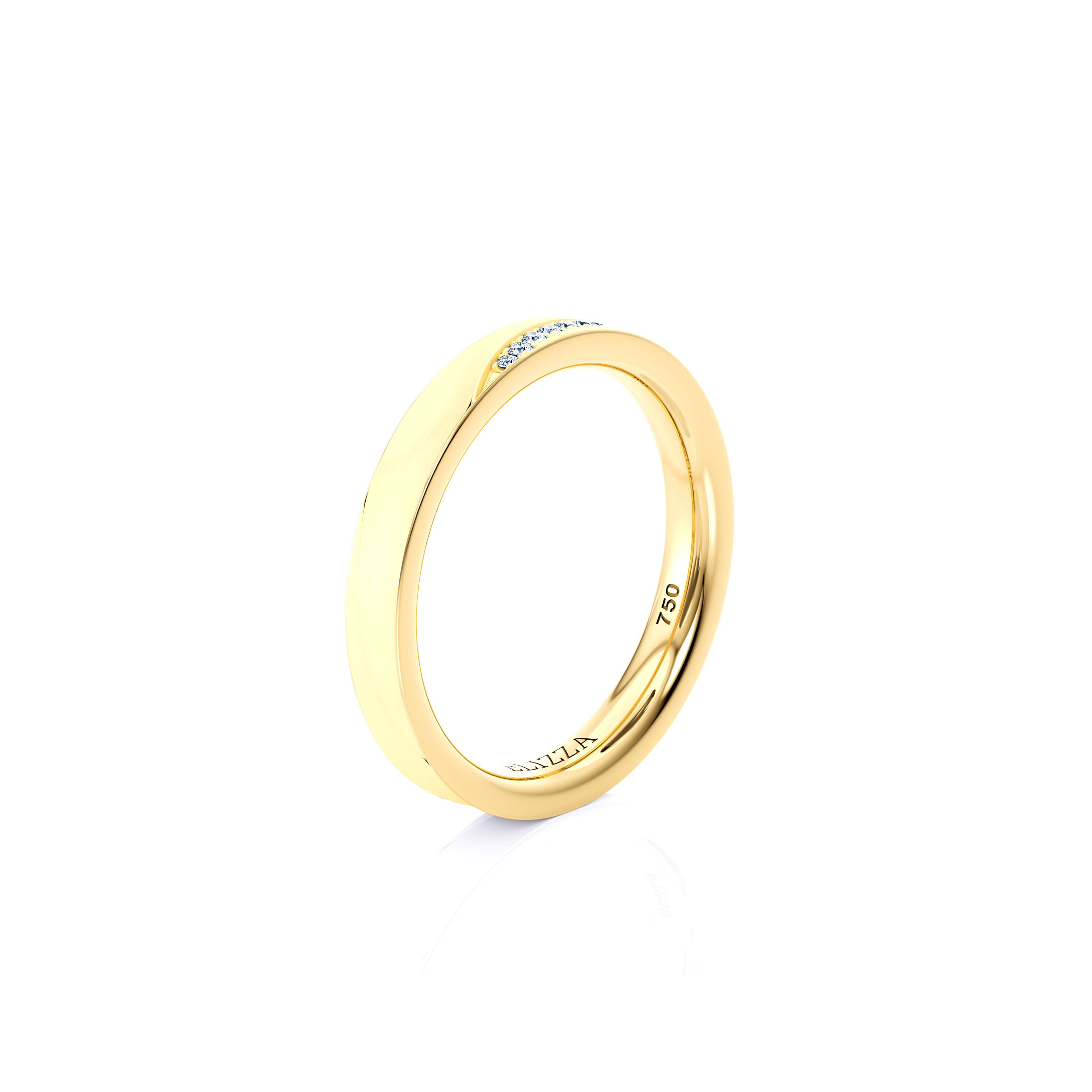 Wedding ring Enzo | For her - 3mm | 14K Yellow gold 2