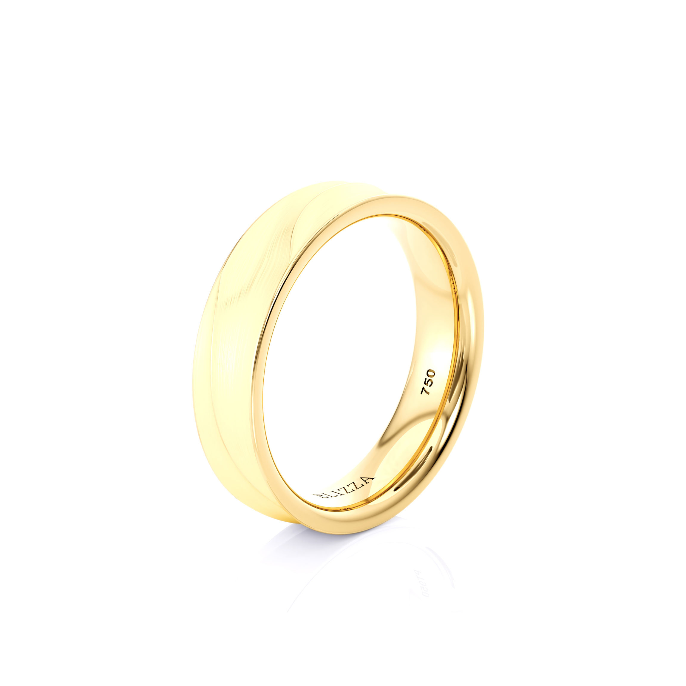 Wedding ring Enzo | For him | 14K Yellow gold 2