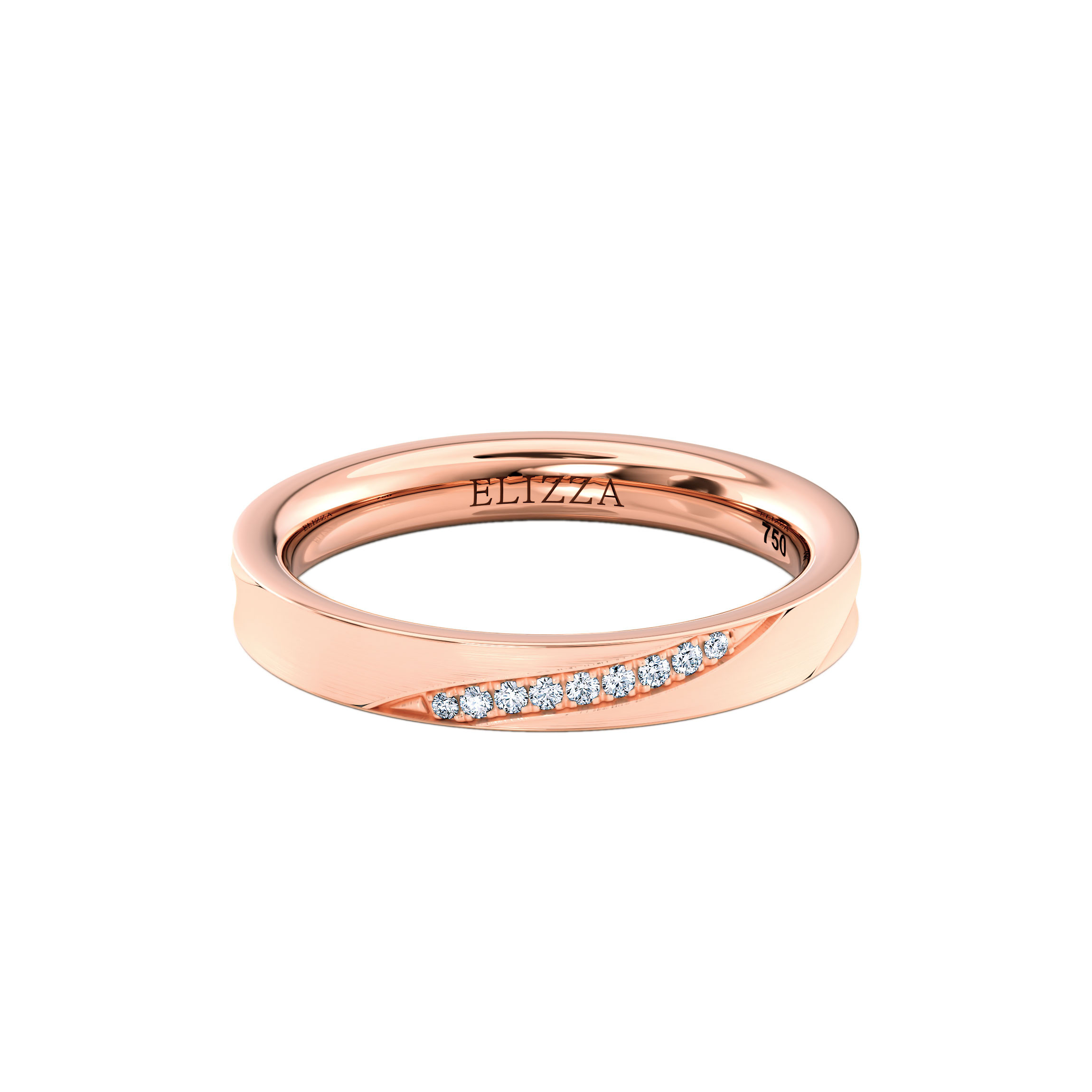 Trauring Enzo Couple | 14K Roségold 2