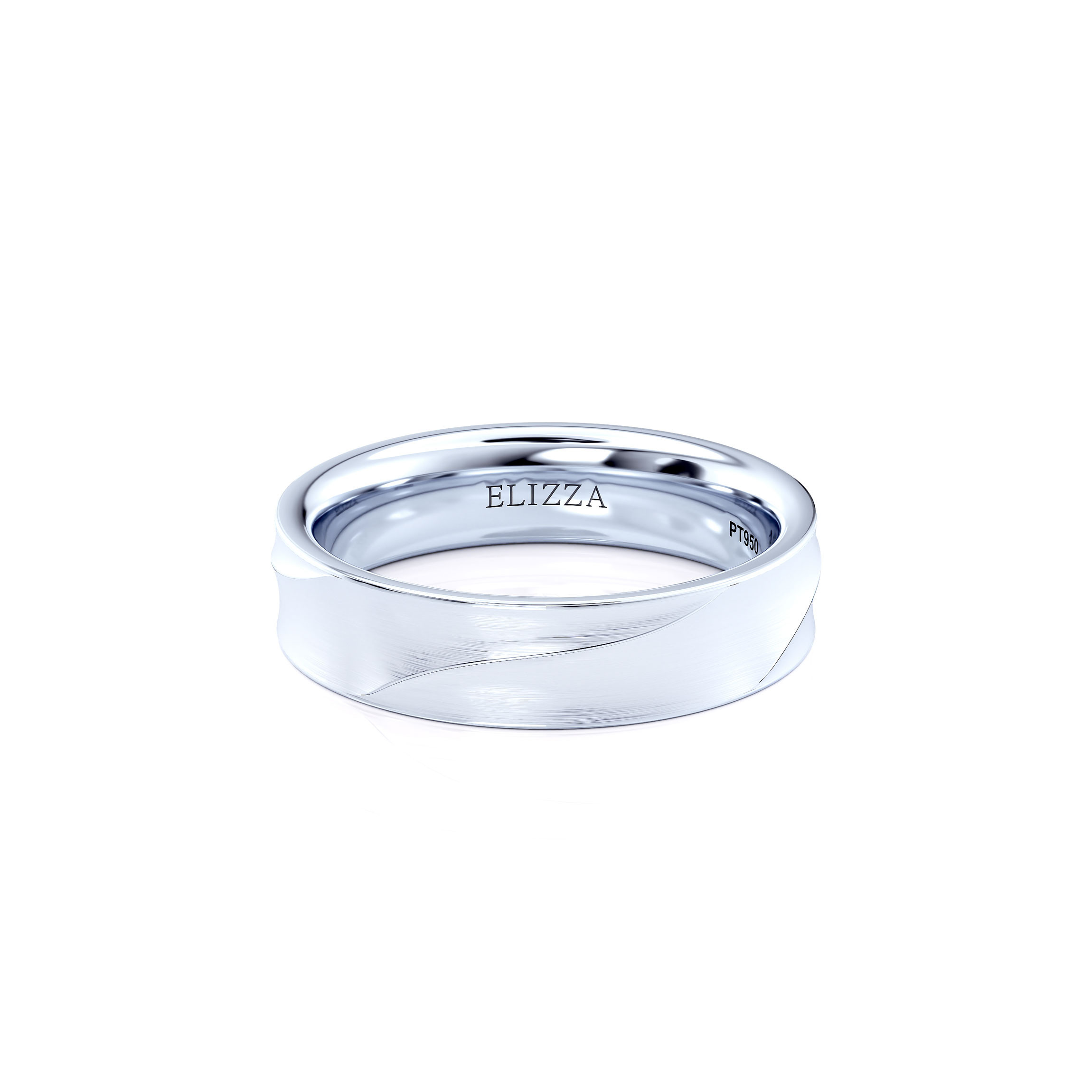 Wedding ring Enzo | For him | Platinum 1
