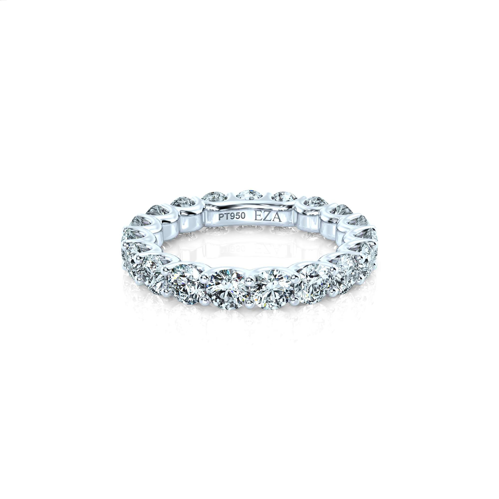 Wedding ring Uprong Eternity Magnum | Natural diamond | Platinum | Magnum | 50% | For her | 1