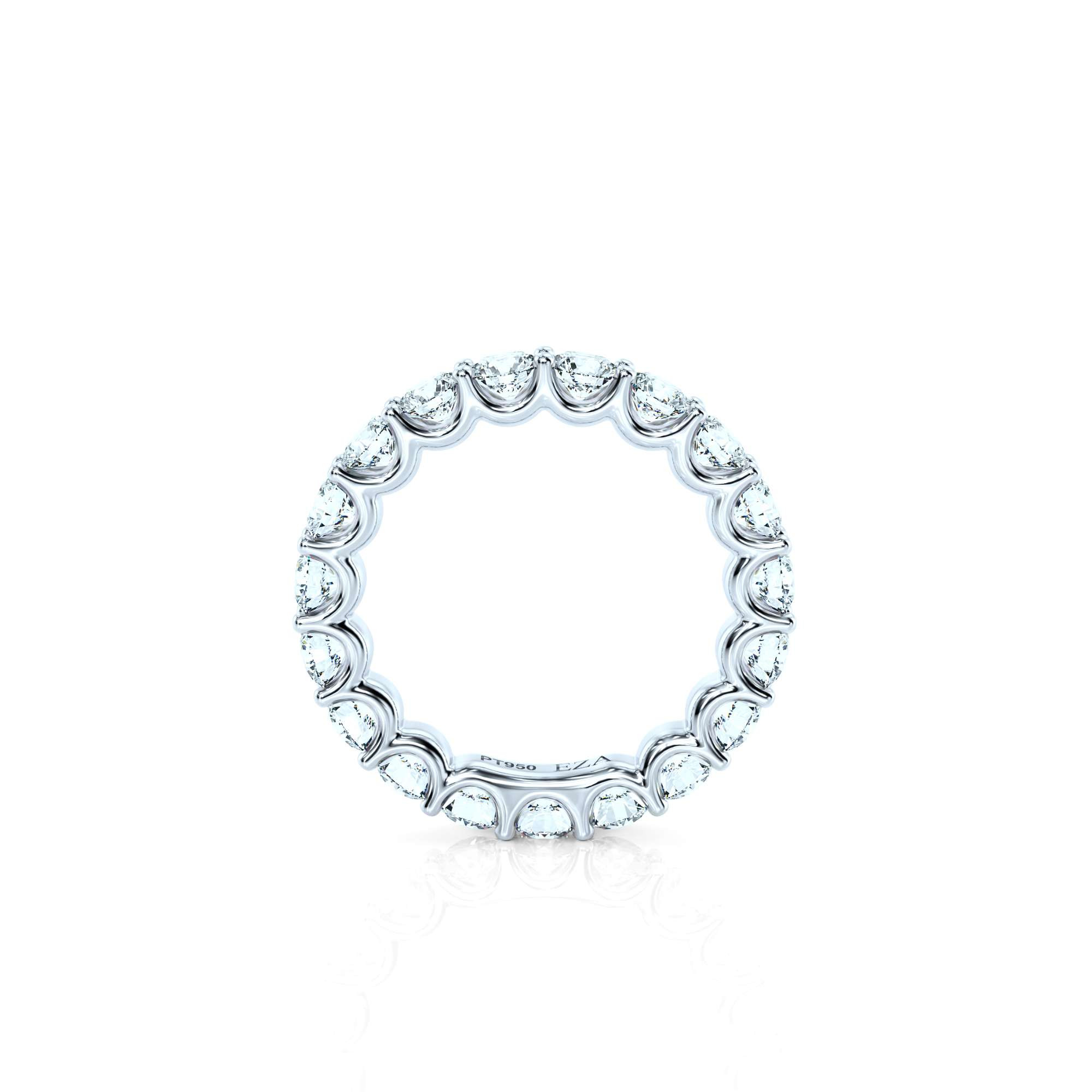 Wedding ring Uprong Eternity Magnum | Natural diamond | Platinum | Magnum | 50% | For her | 2