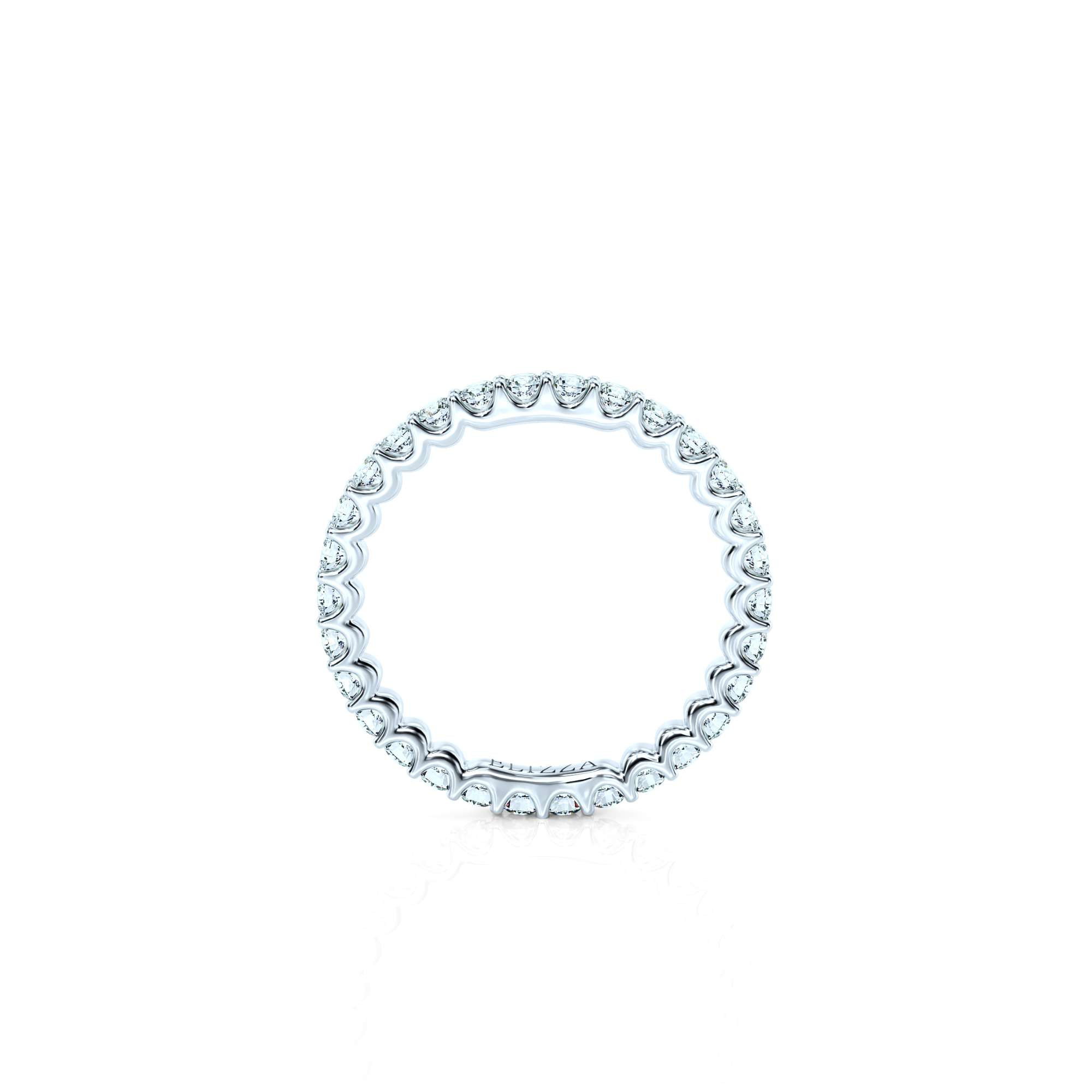 Wedding ring Uprong Eternity Media | Natural diamond | Platinum | Media | 50% | For her | 2