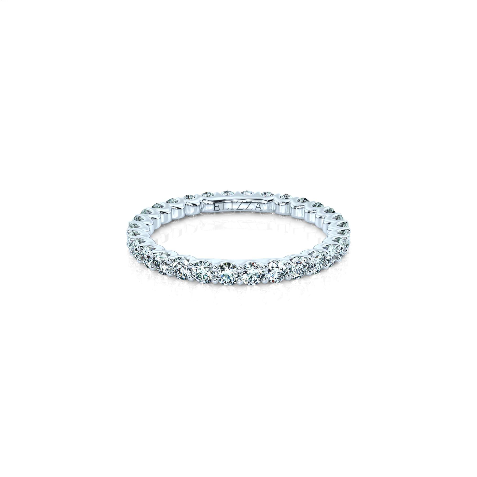 Wedding ring Uprong Eternity Media | Natural diamond | Platinum | Media | 50% | For her | 1