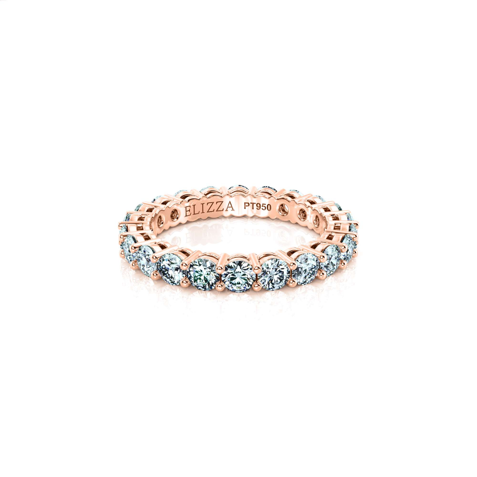 Wedding ring Vintage Basket Eternity Grand | Grand | For her | 18K Rose Gold | 50% | Natural 1