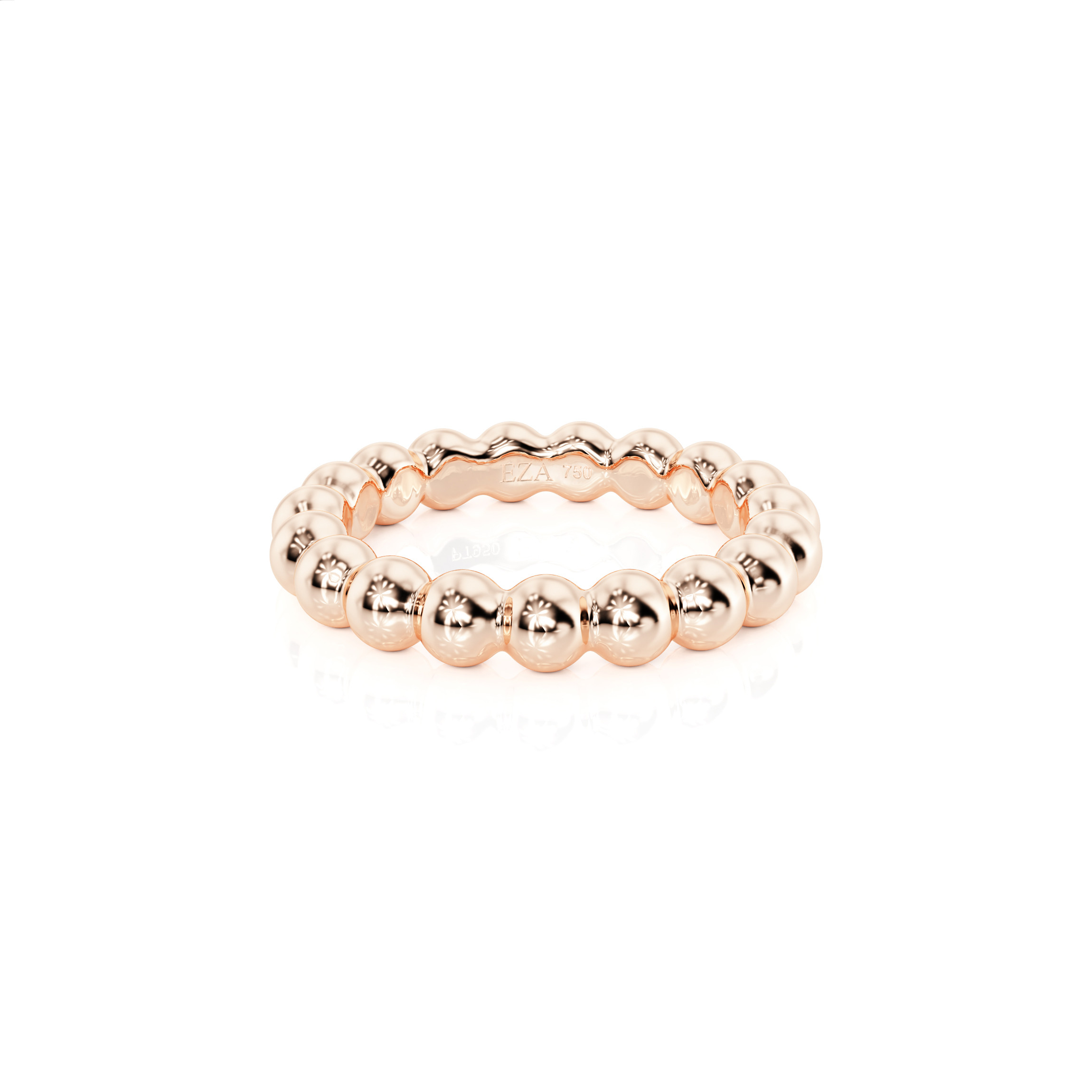 Mia by Tanishq 14kt Yellow Gold Bubble Finger Ring : Amazon.in: Fashion